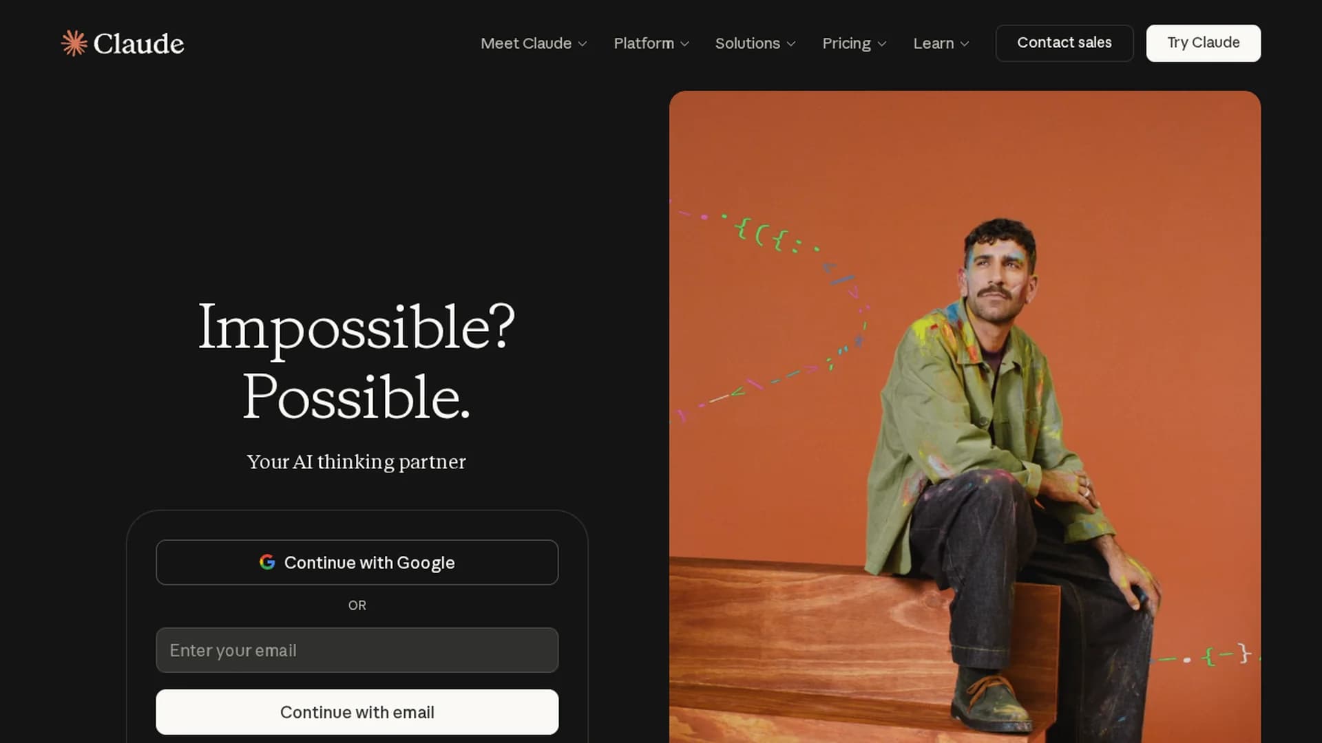 claude-2 homepage