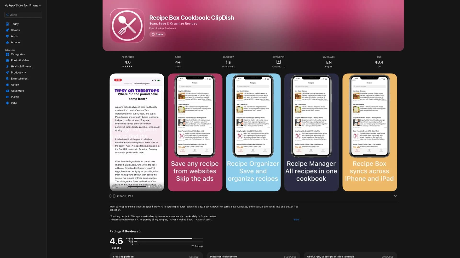 clipdish homepage