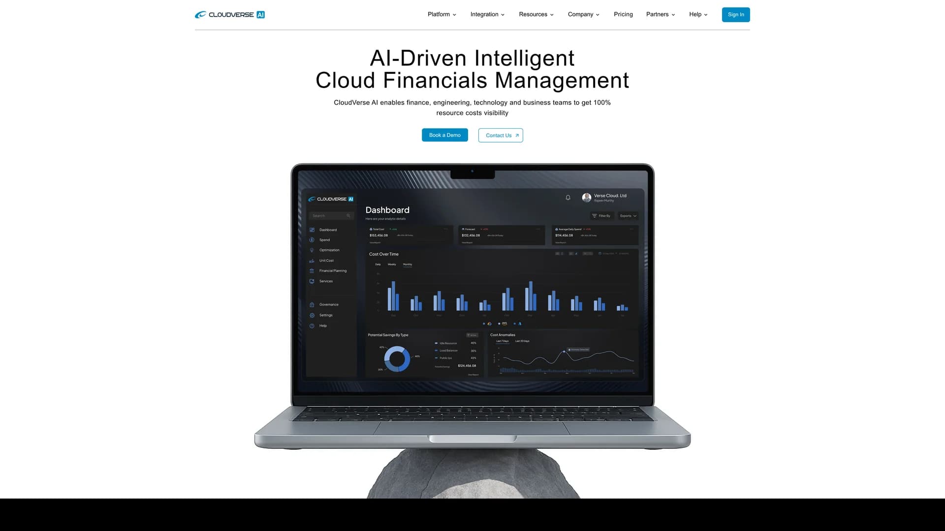 cloudverse-ai homepage