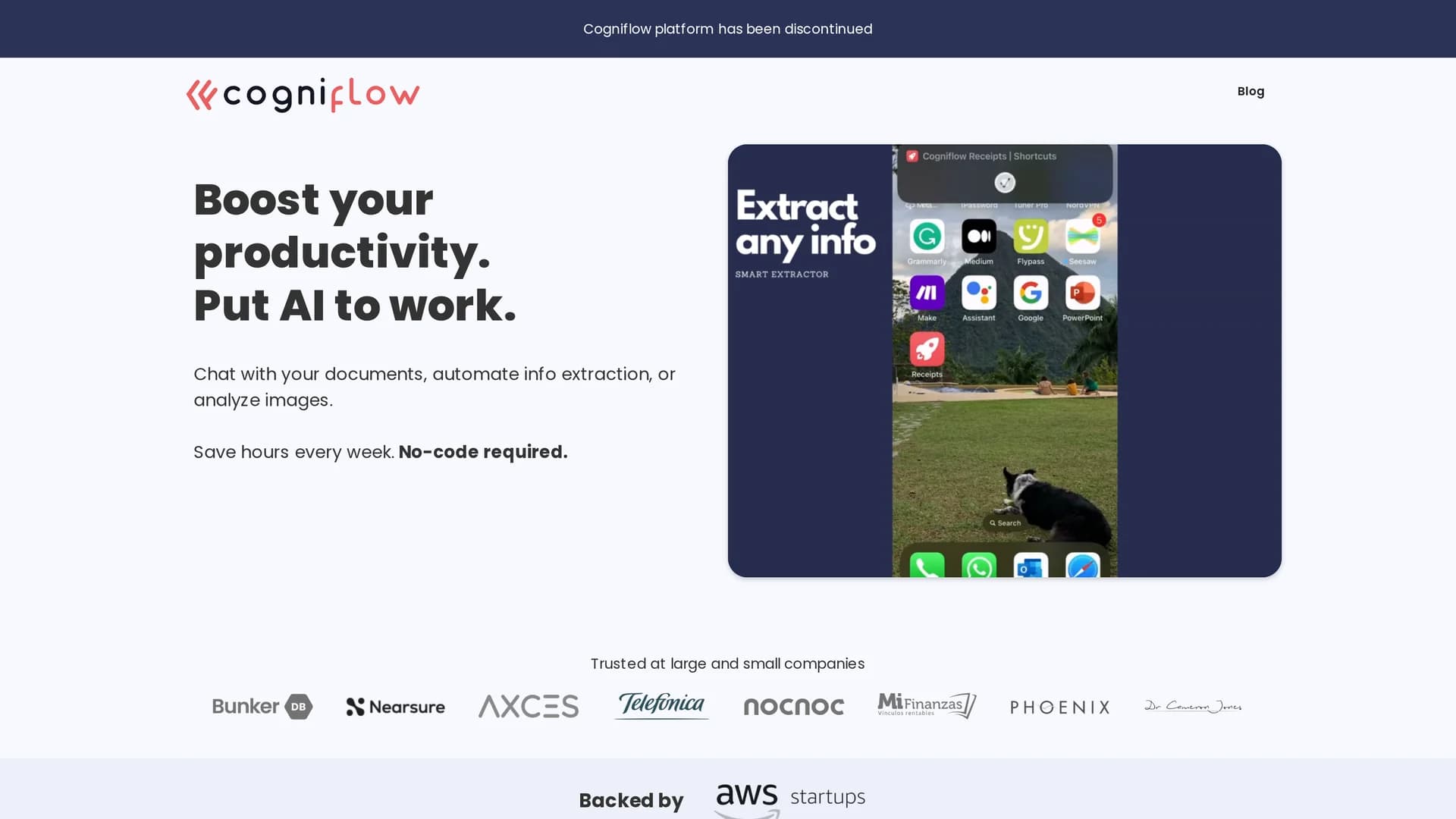 cogniflow homepage