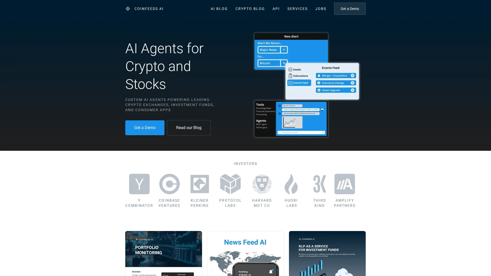 coinfeeds homepage
