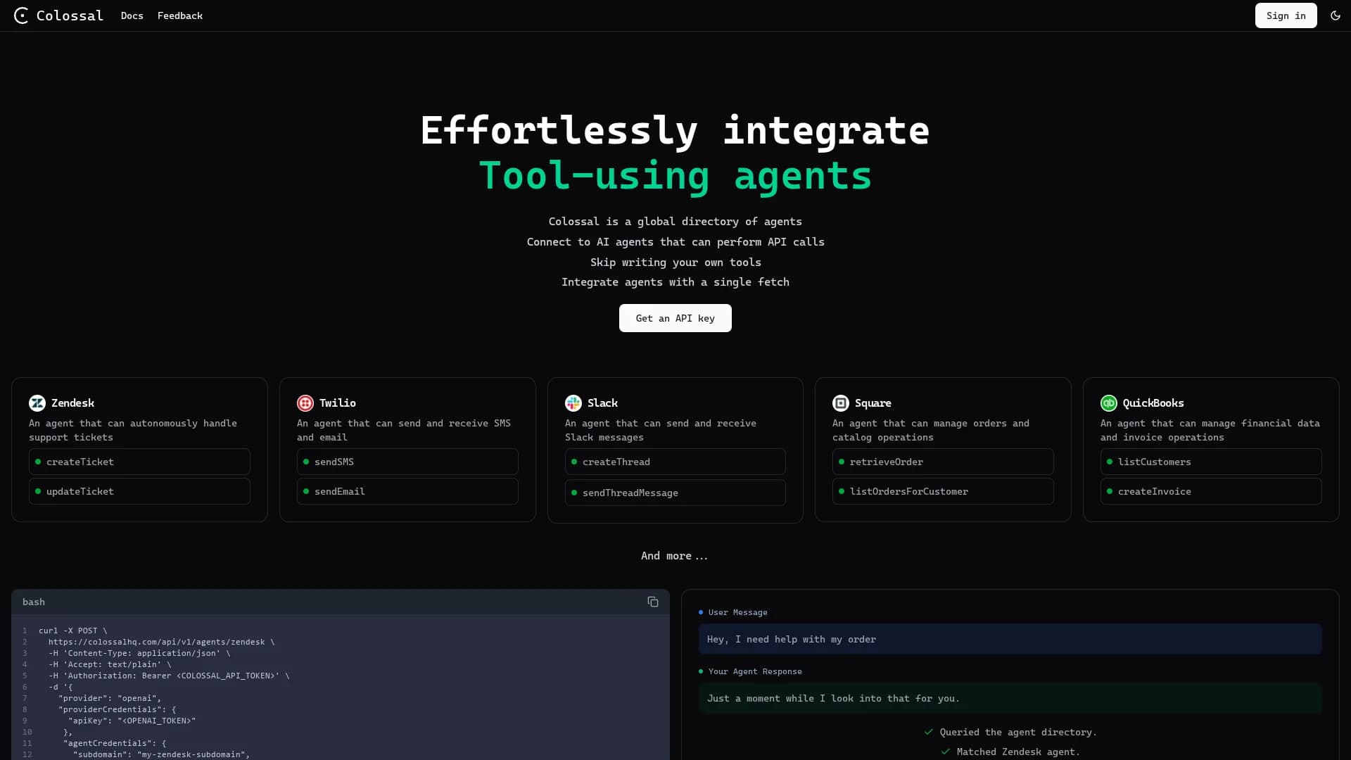 colossal homepage
