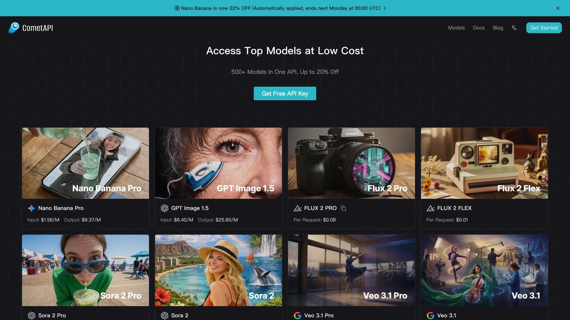 cometapi homepage