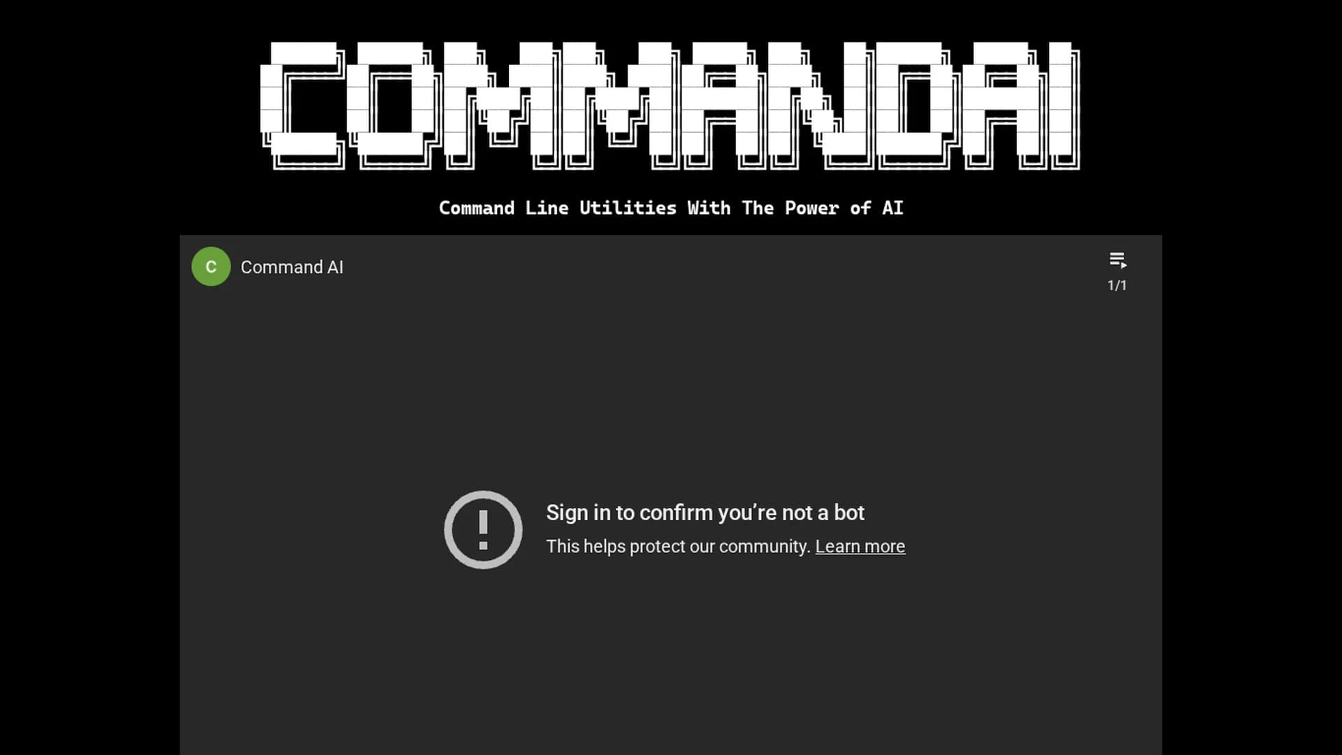commandai homepage