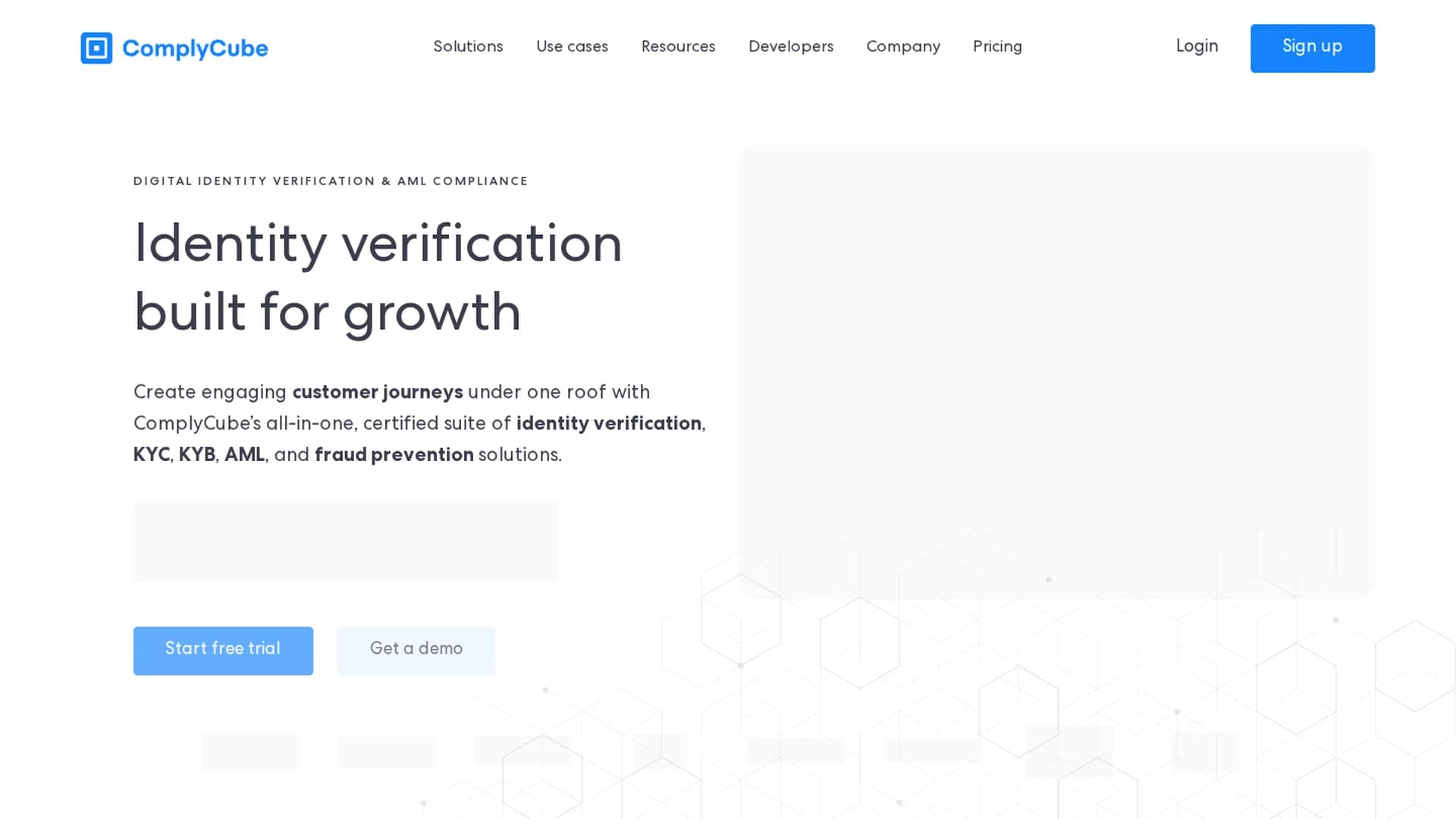 complycube homepage