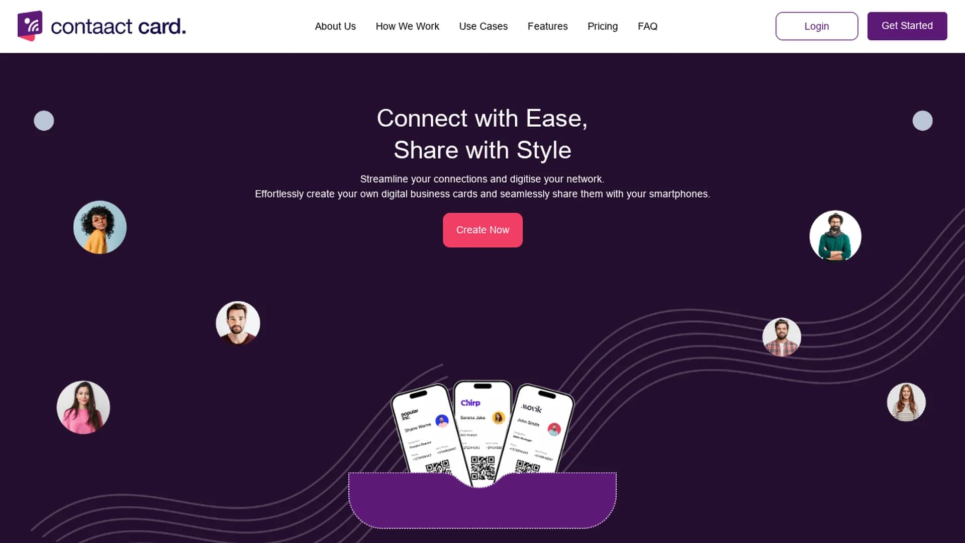 contaact-card homepage