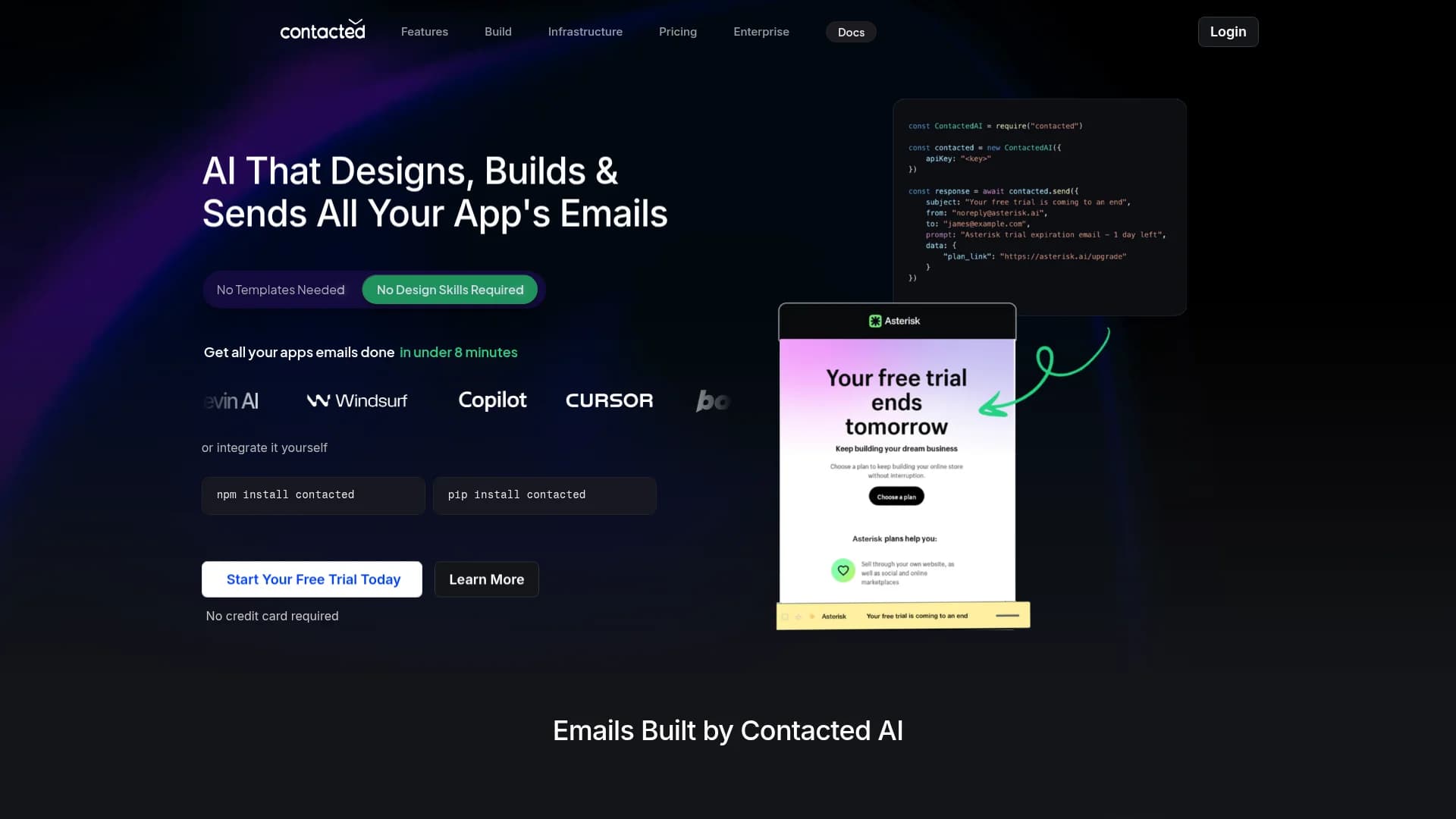 contacted-io homepage