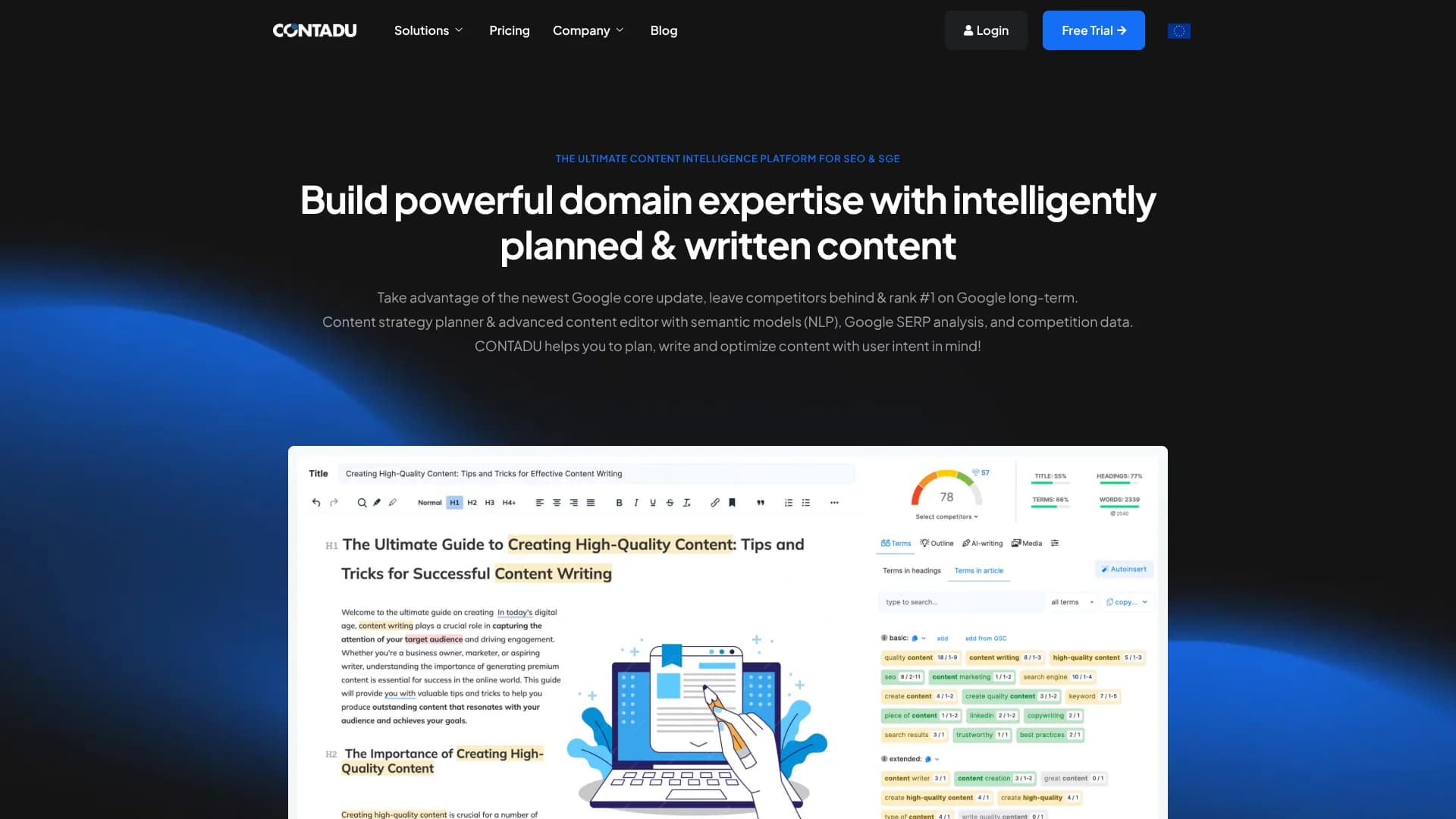 contadu homepage