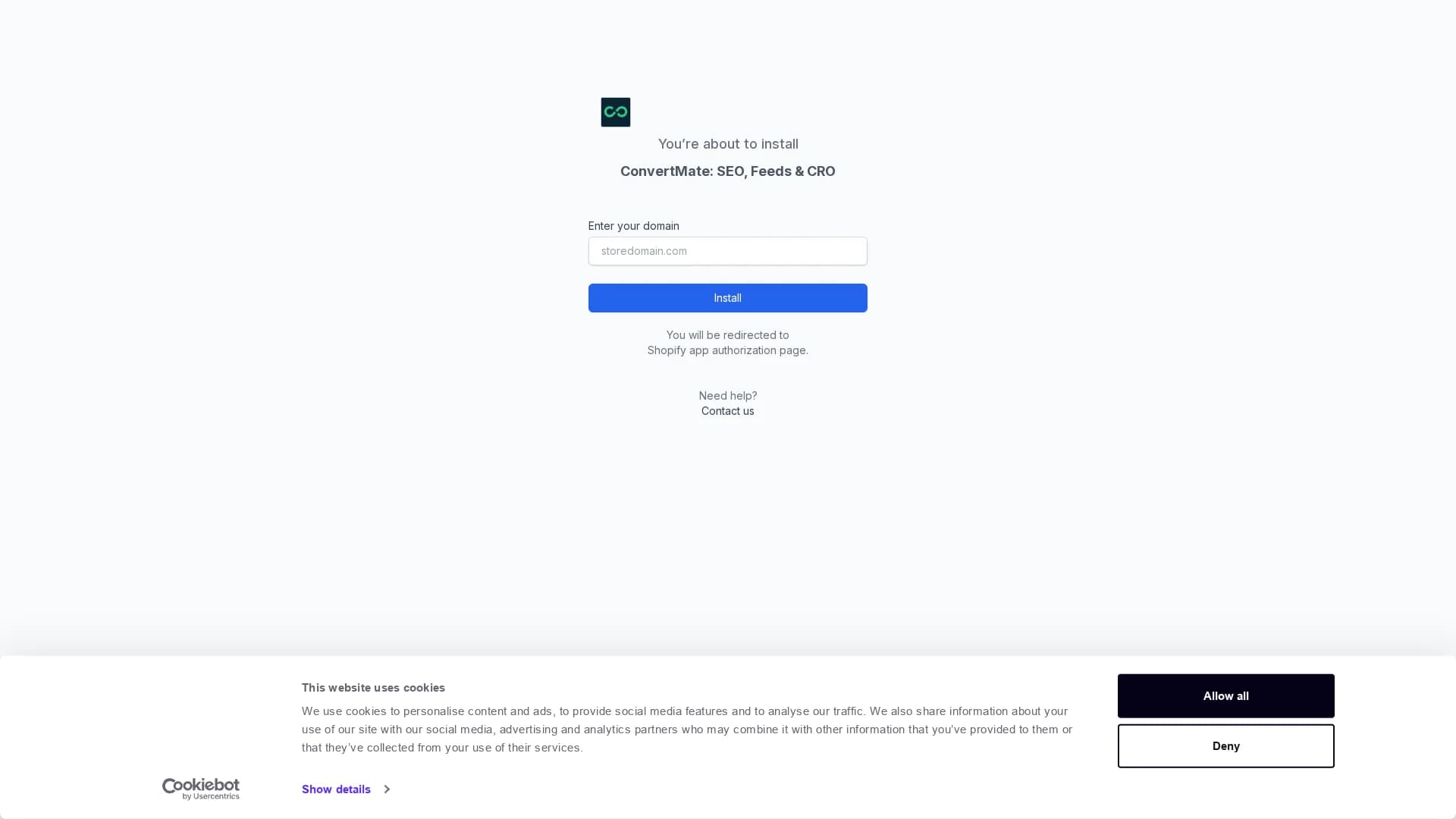 convertmate homepage
