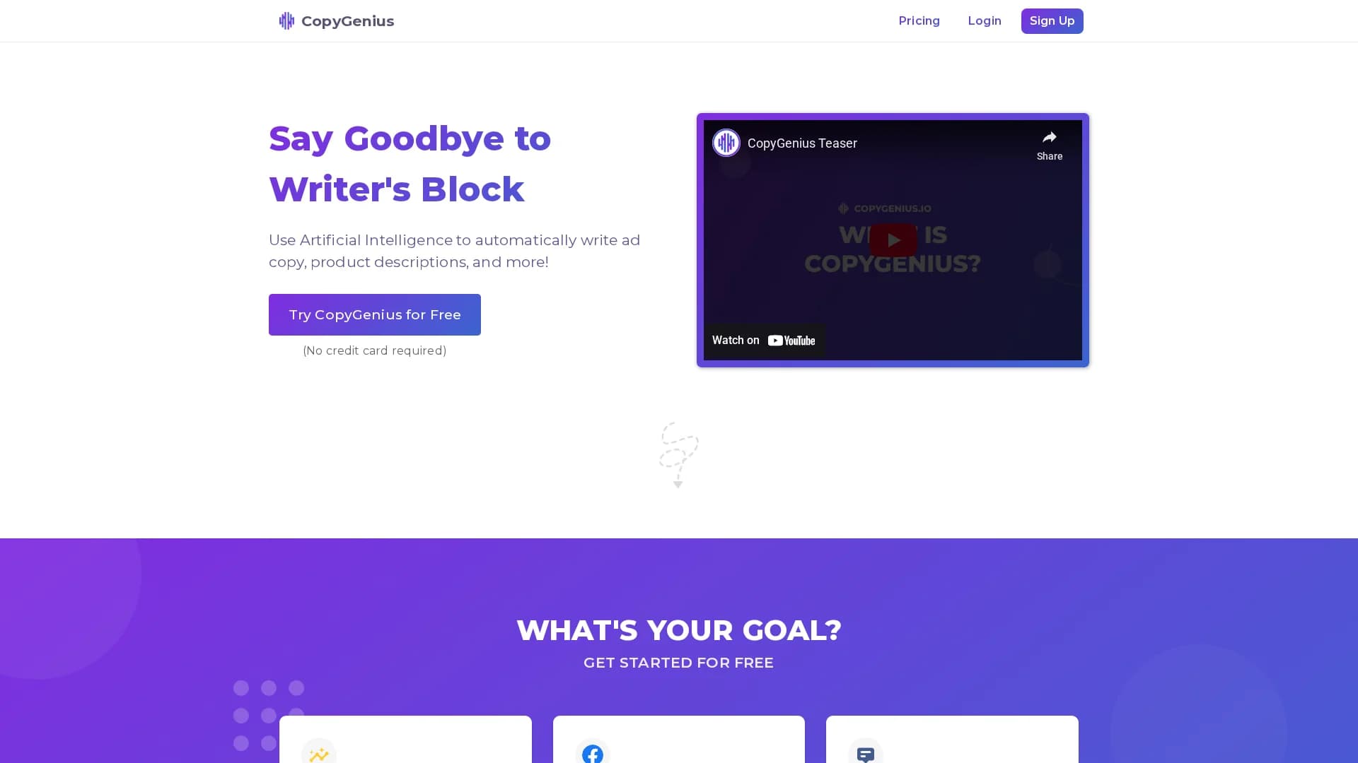 copygenius homepage