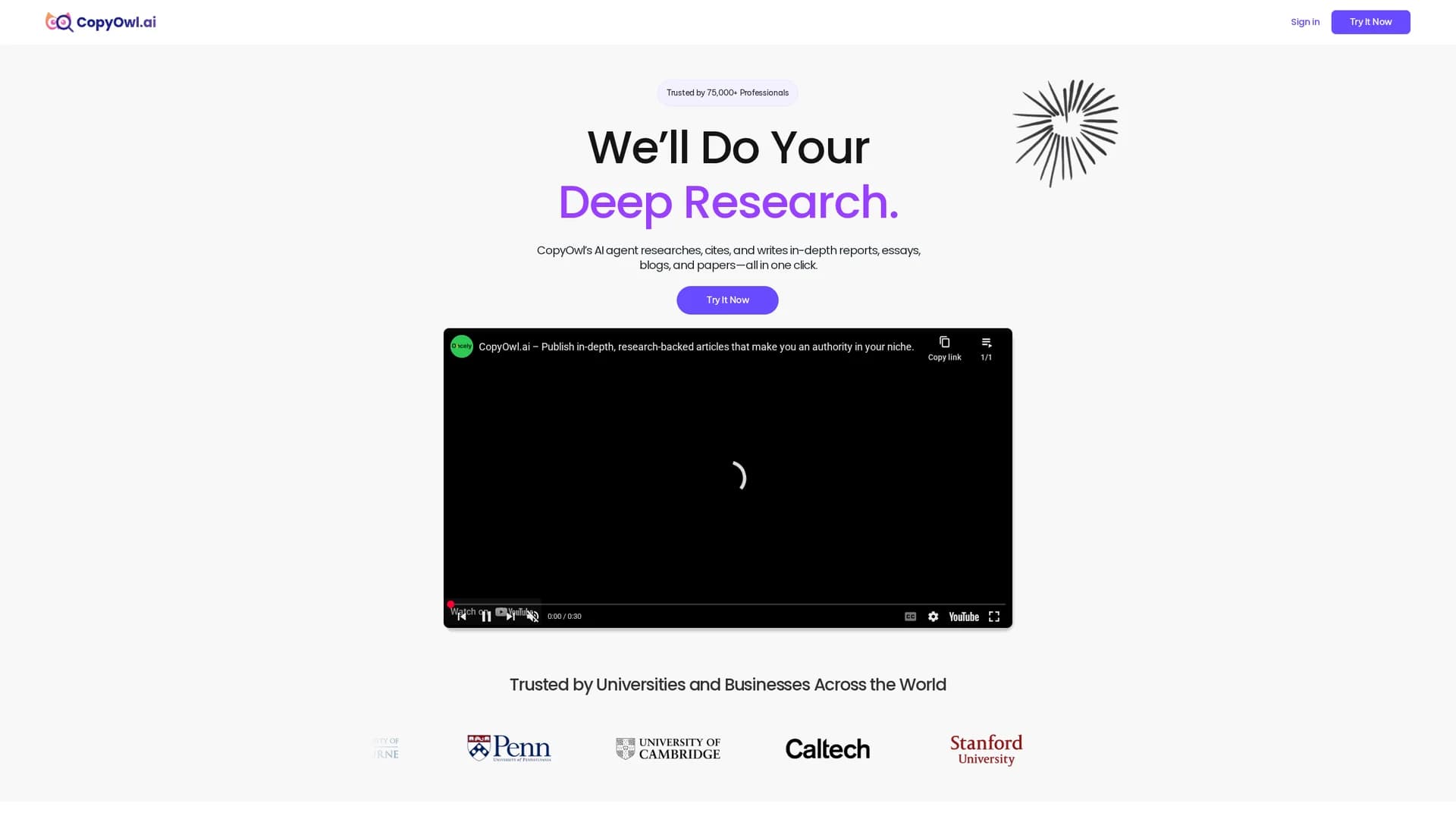 copyowl-ai homepage