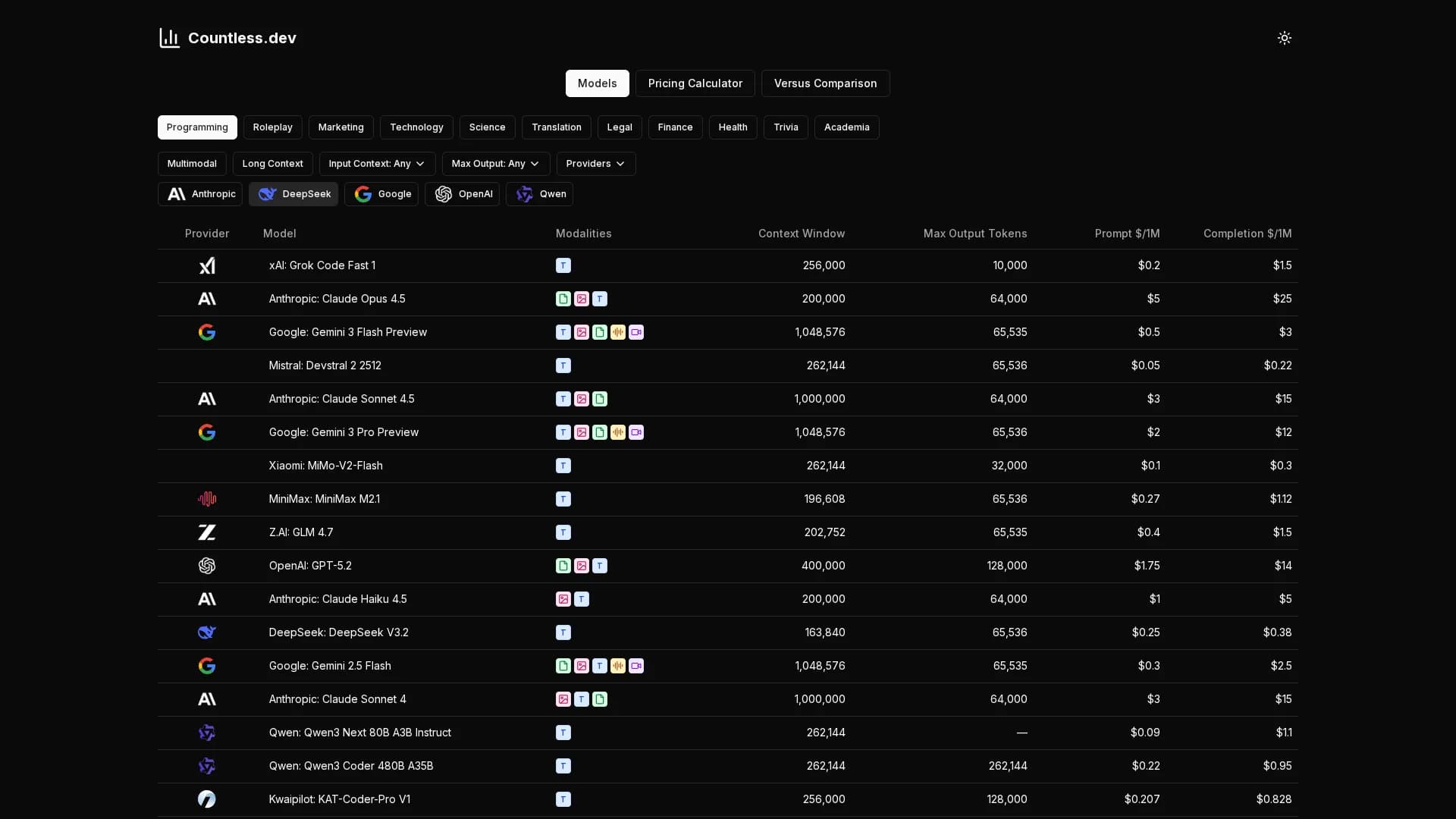 countless-dev homepage