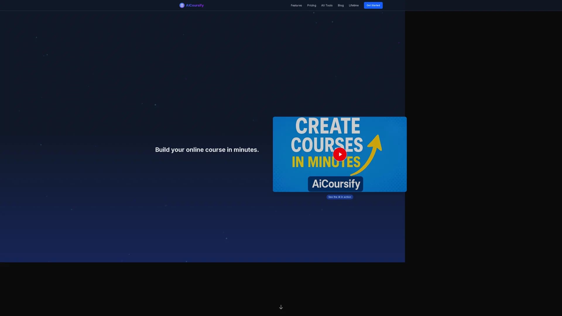createaicourse homepage