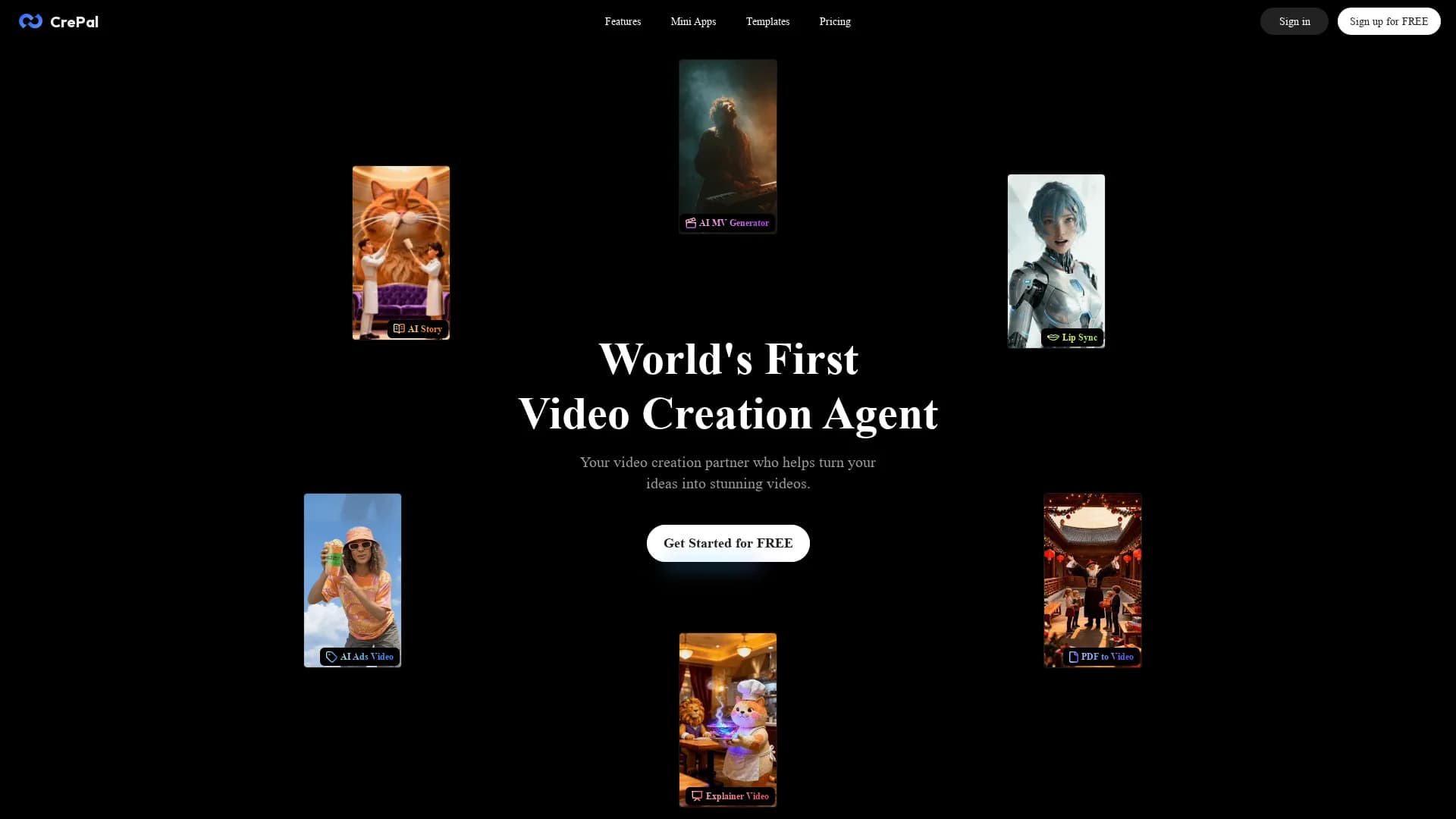 crepal-ai homepage