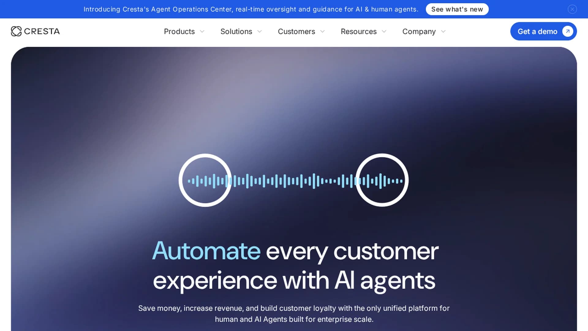 cresta homepage
