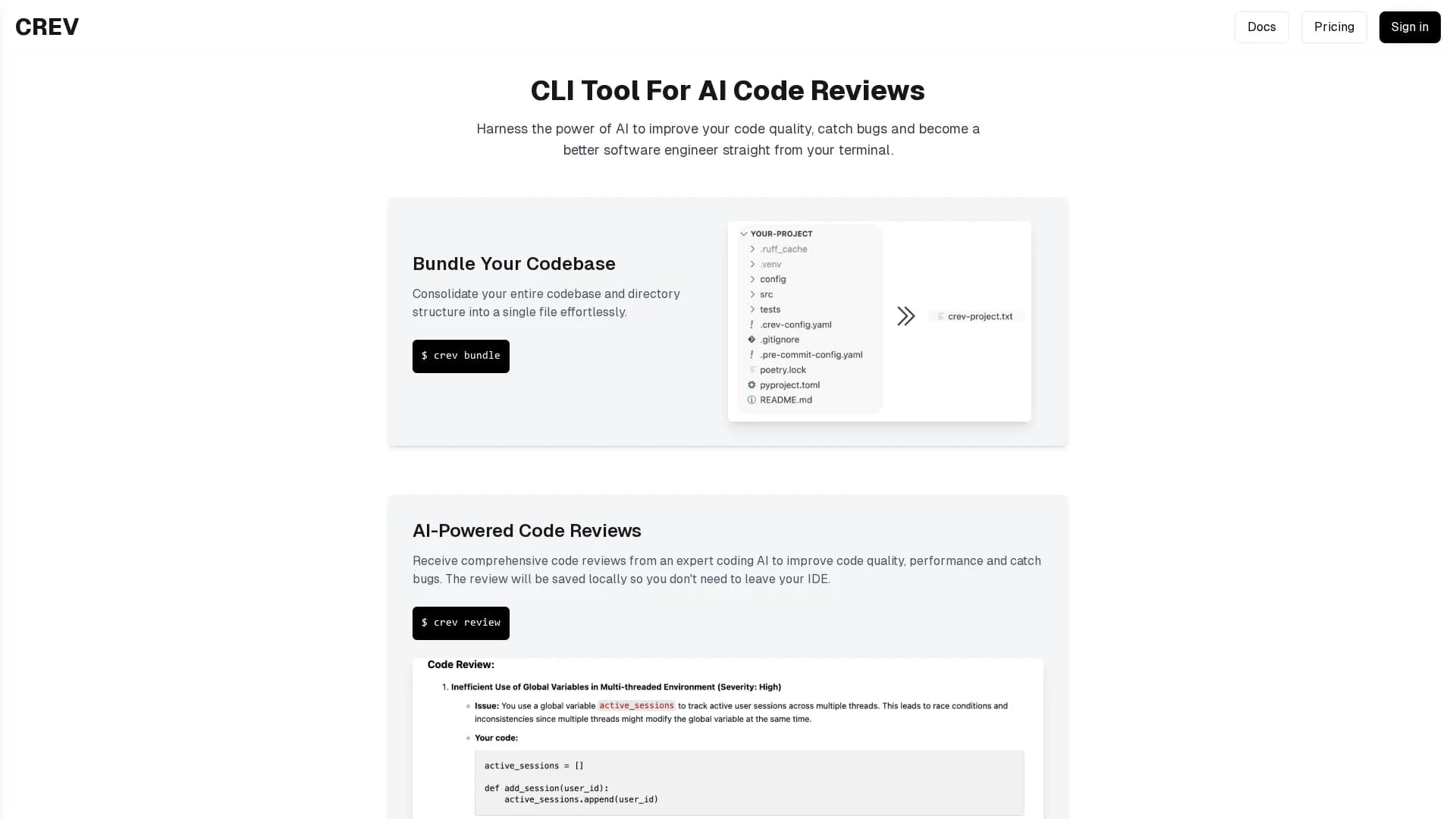crev homepage