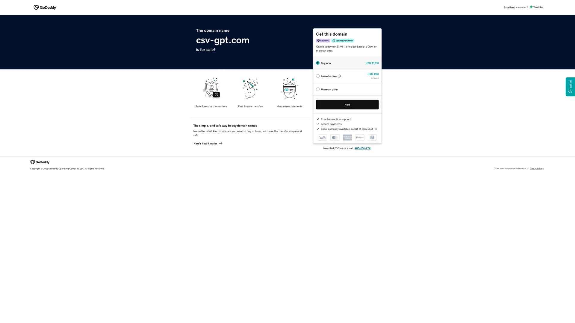 csv-gpt homepage