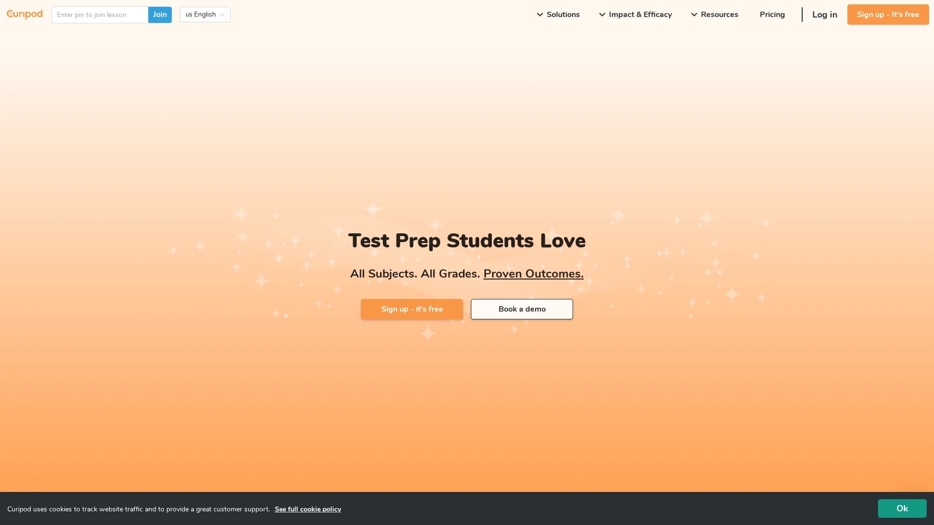 curipod homepage