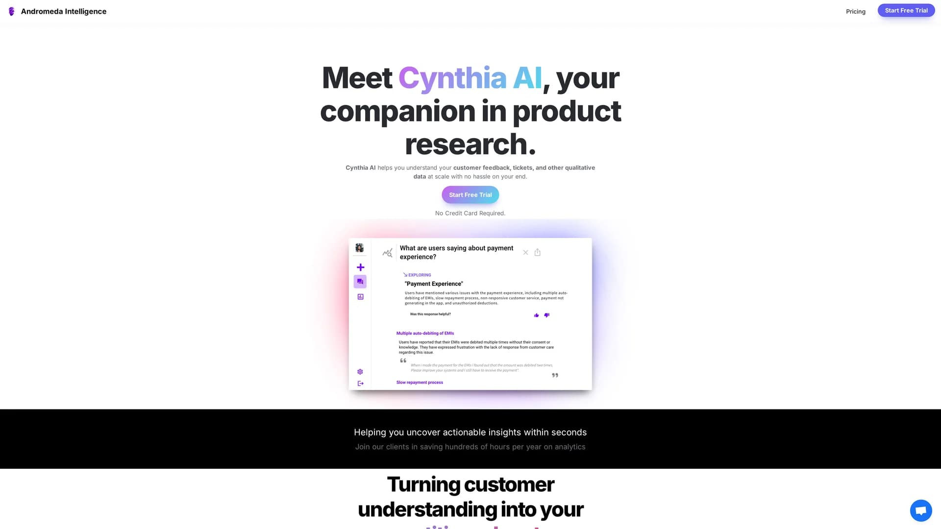 cynthia-ai homepage