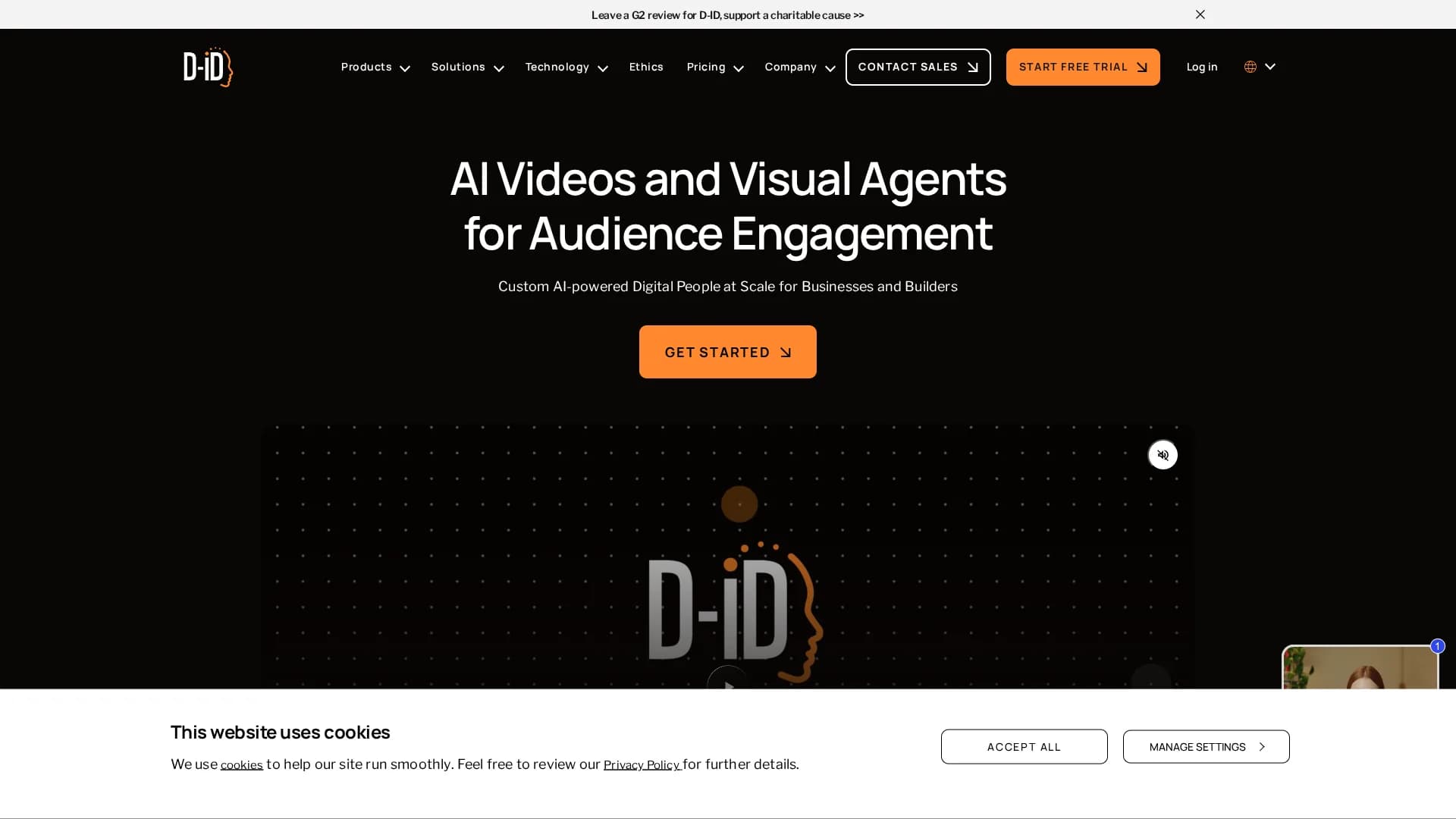 d-id homepage