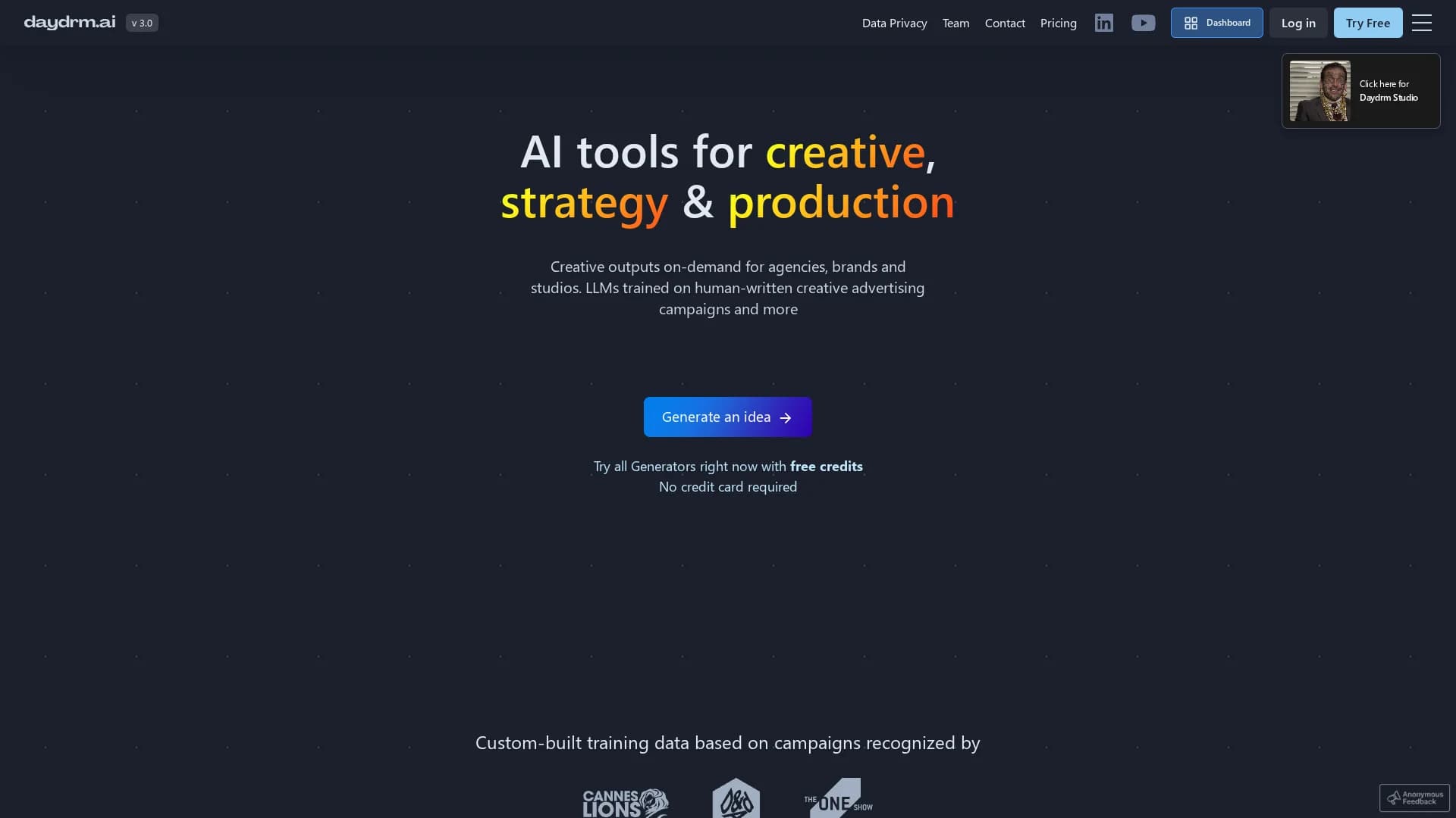 daydrm-ai homepage