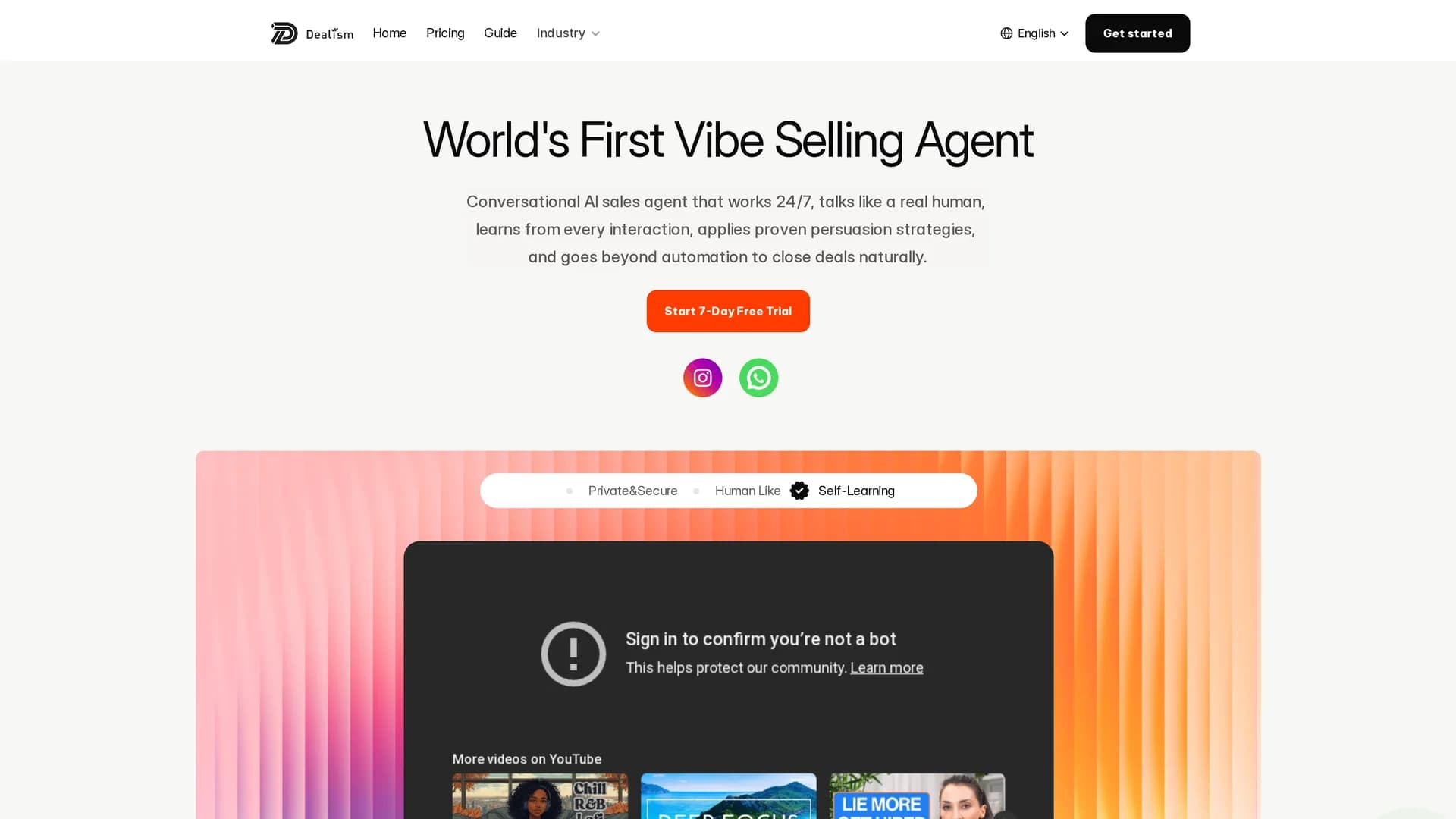 dealism-ai homepage