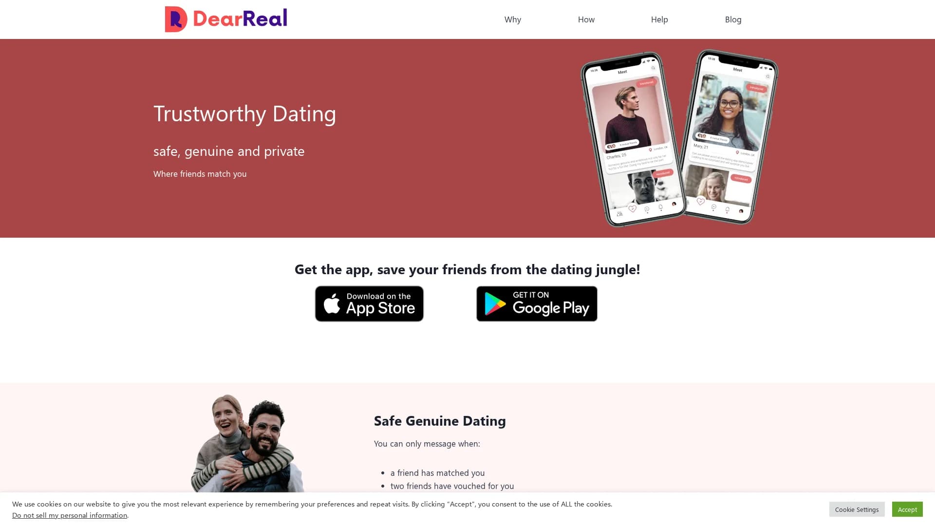 dearreal homepage