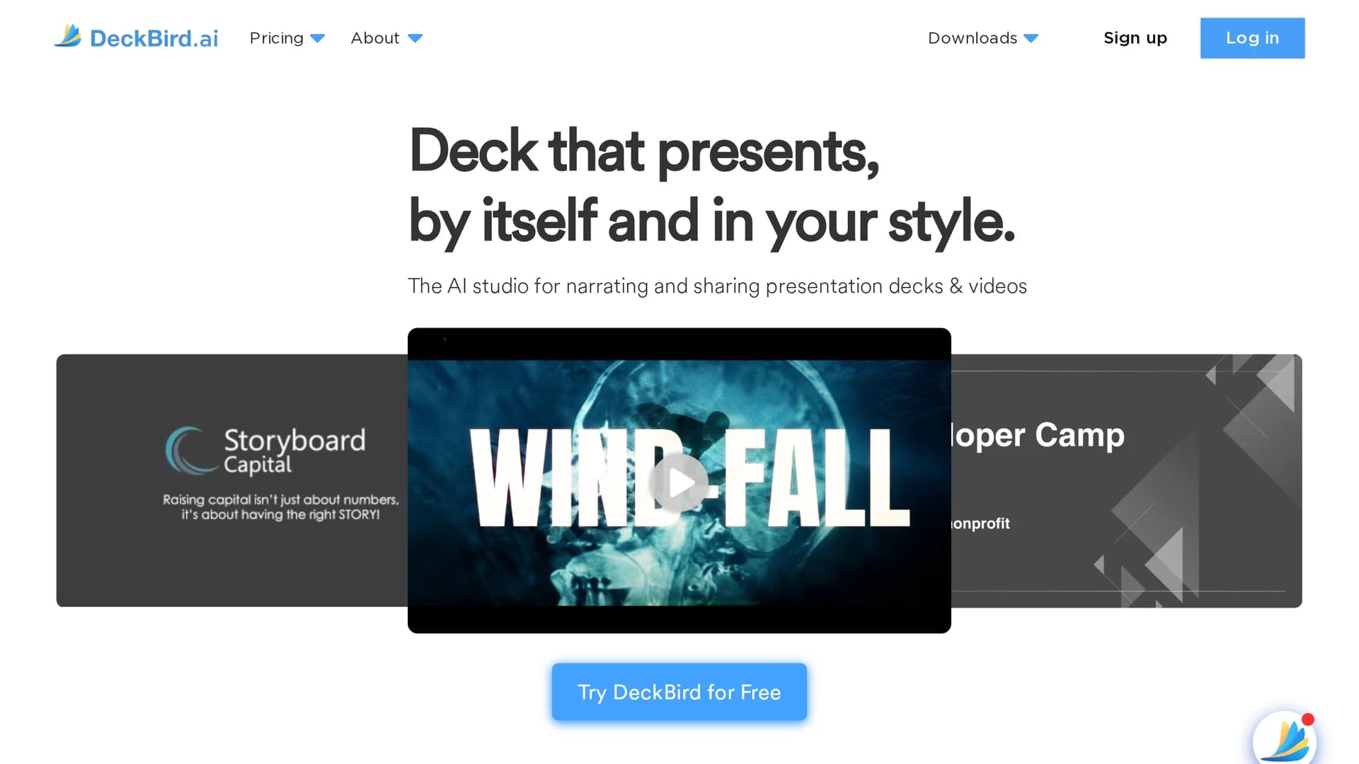 deckbird-ai homepage