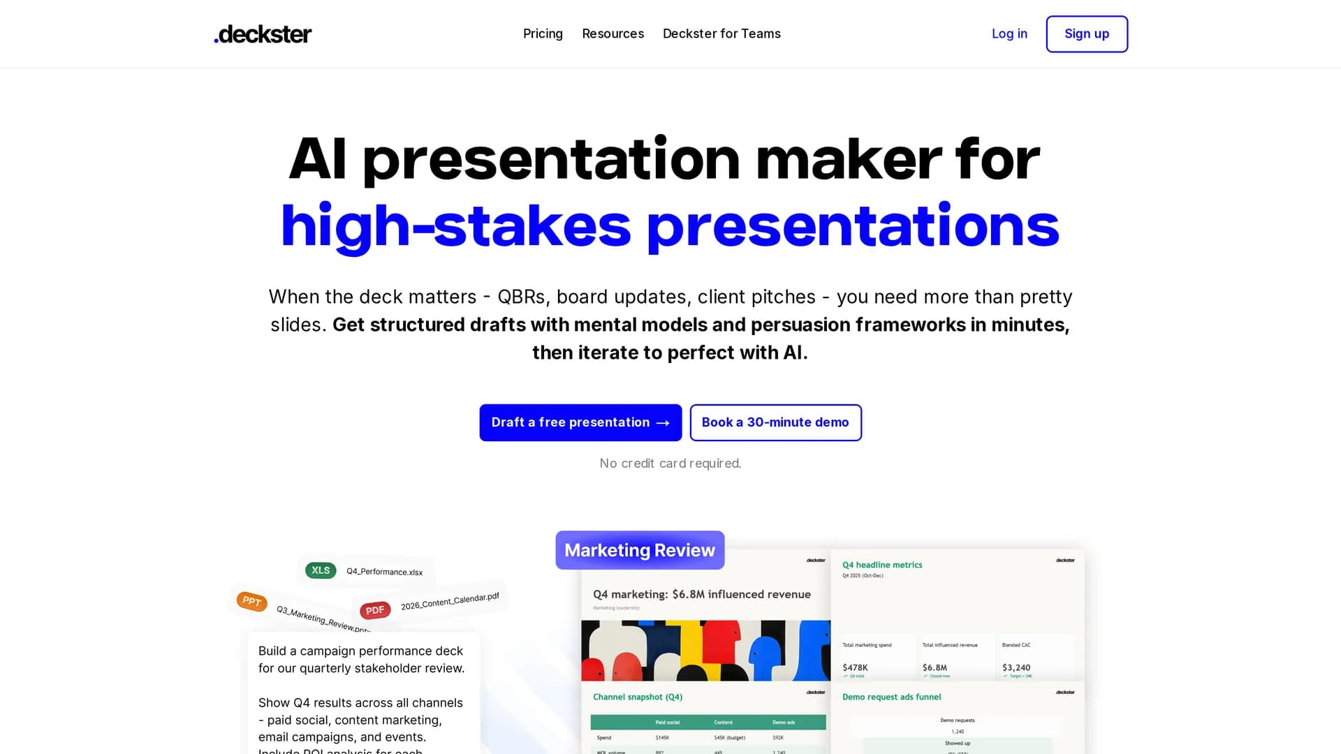 deckster homepage