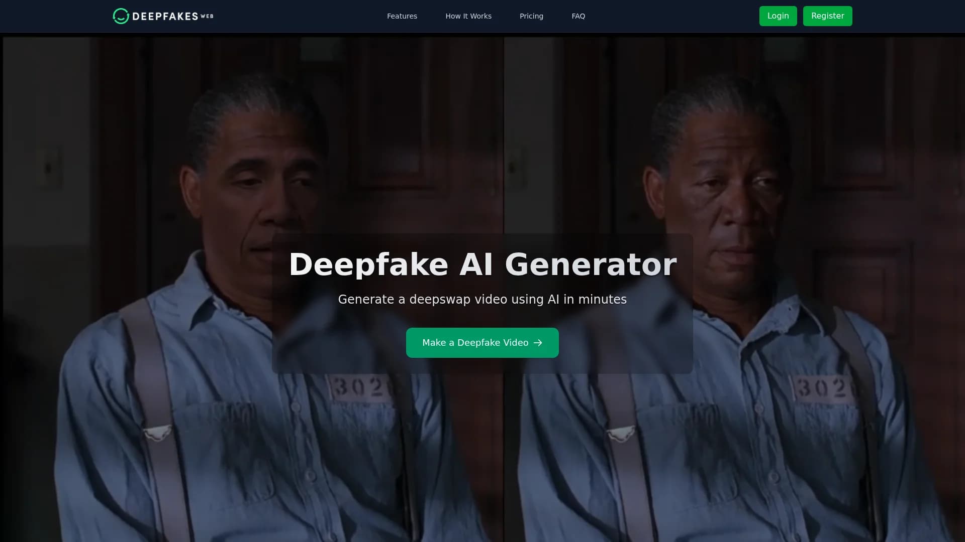 deepfakes-web homepage