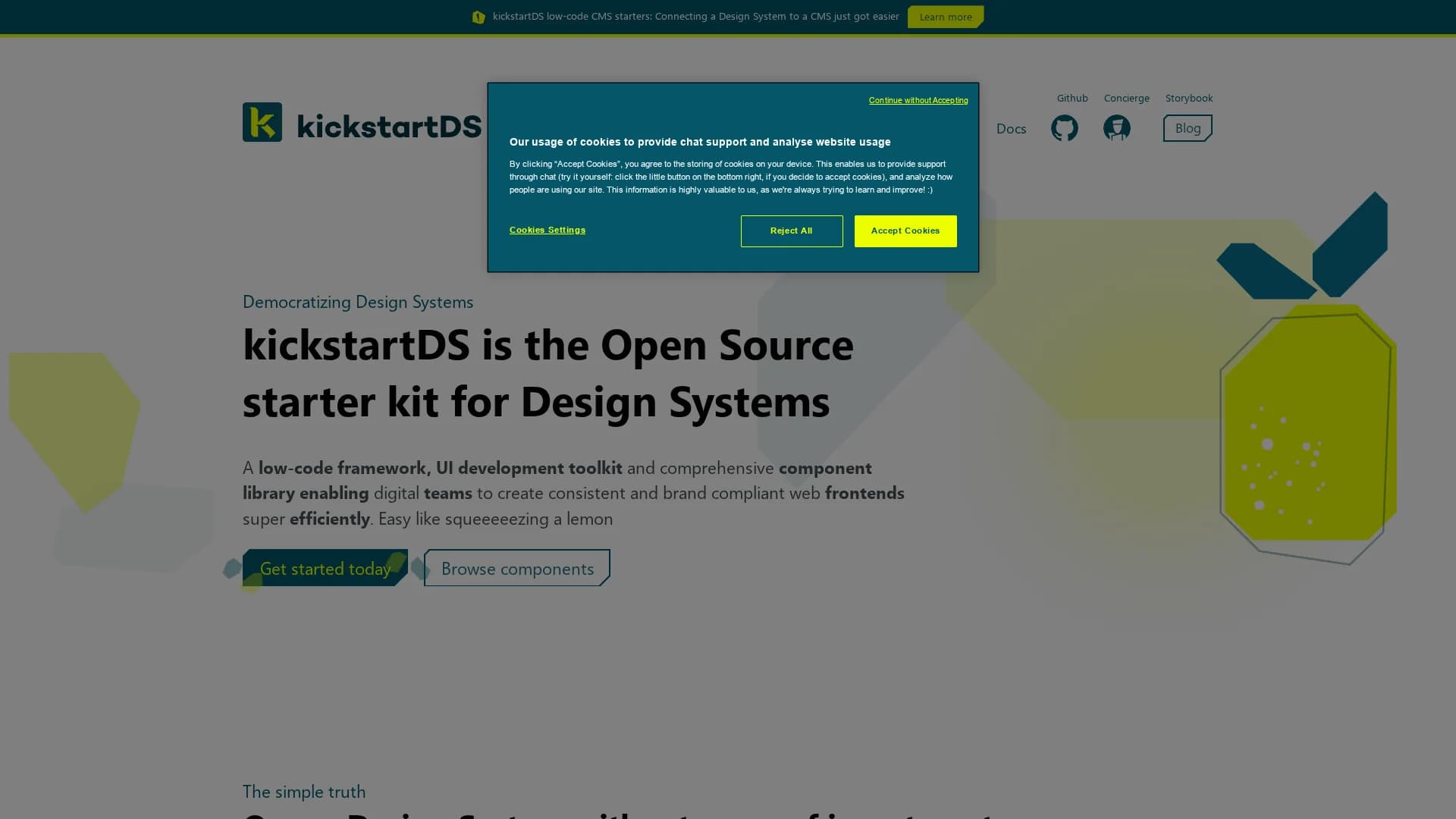 design-system homepage