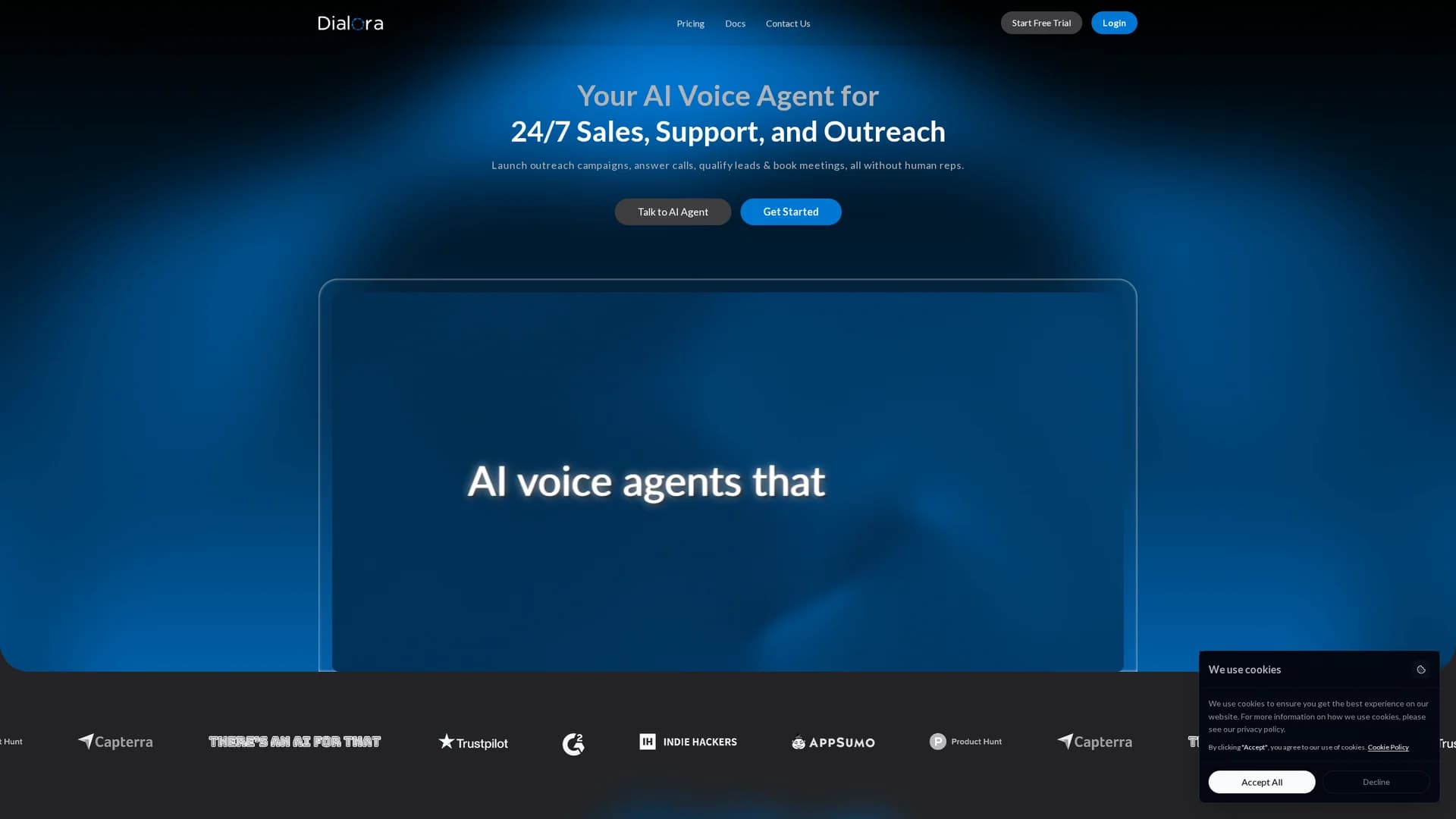 dialora-ai homepage