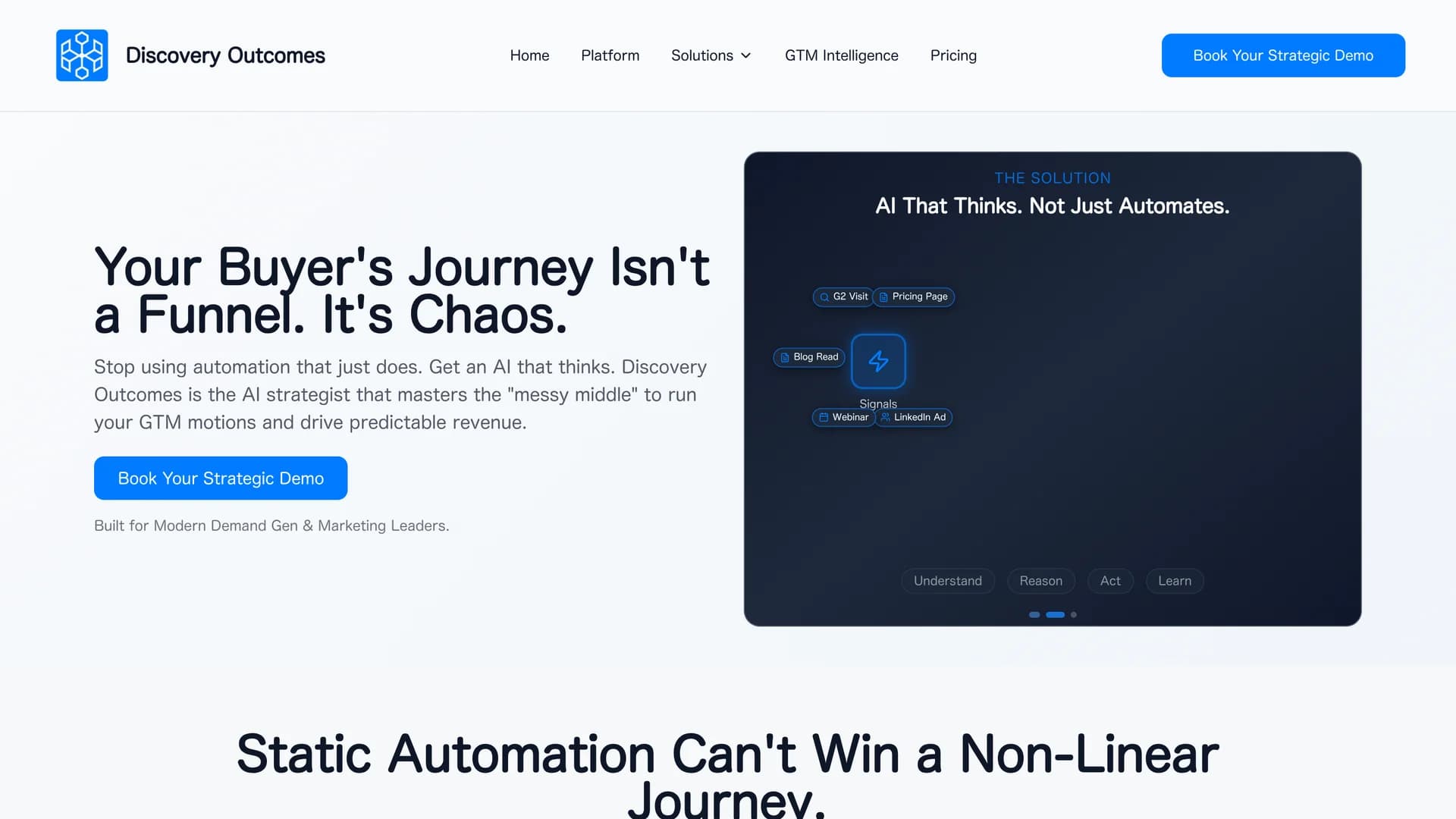 discovery-outcomes homepage