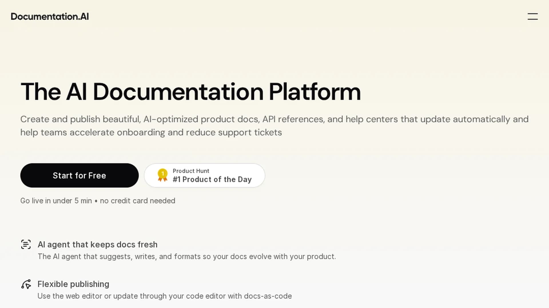 documentation-ai homepage