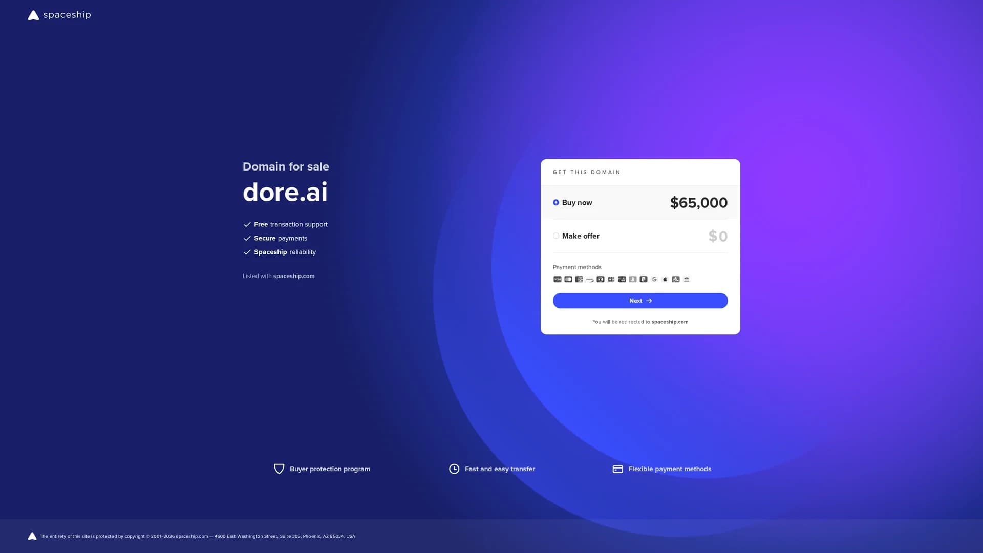 dore-ai homepage