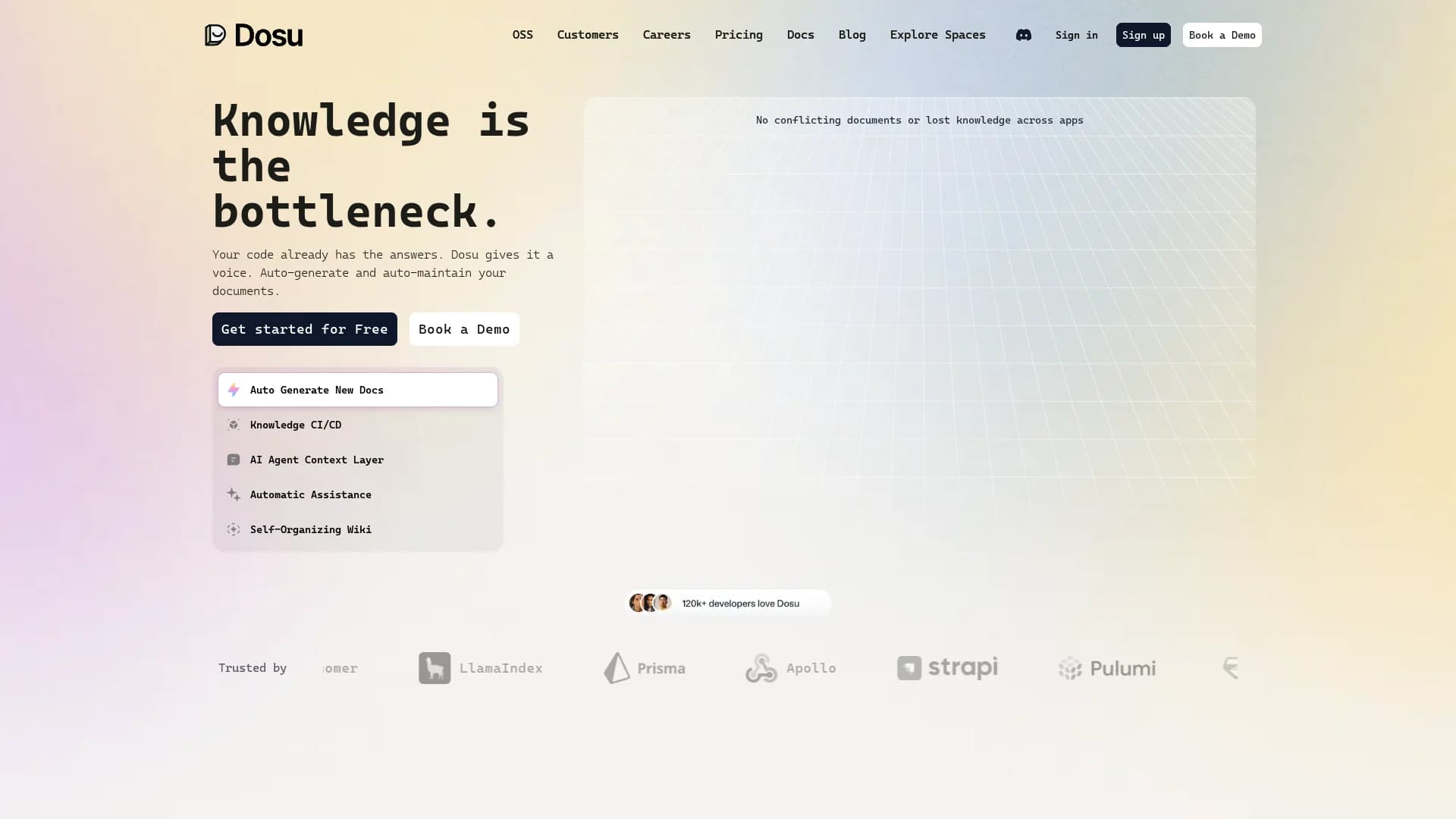 dosu homepage