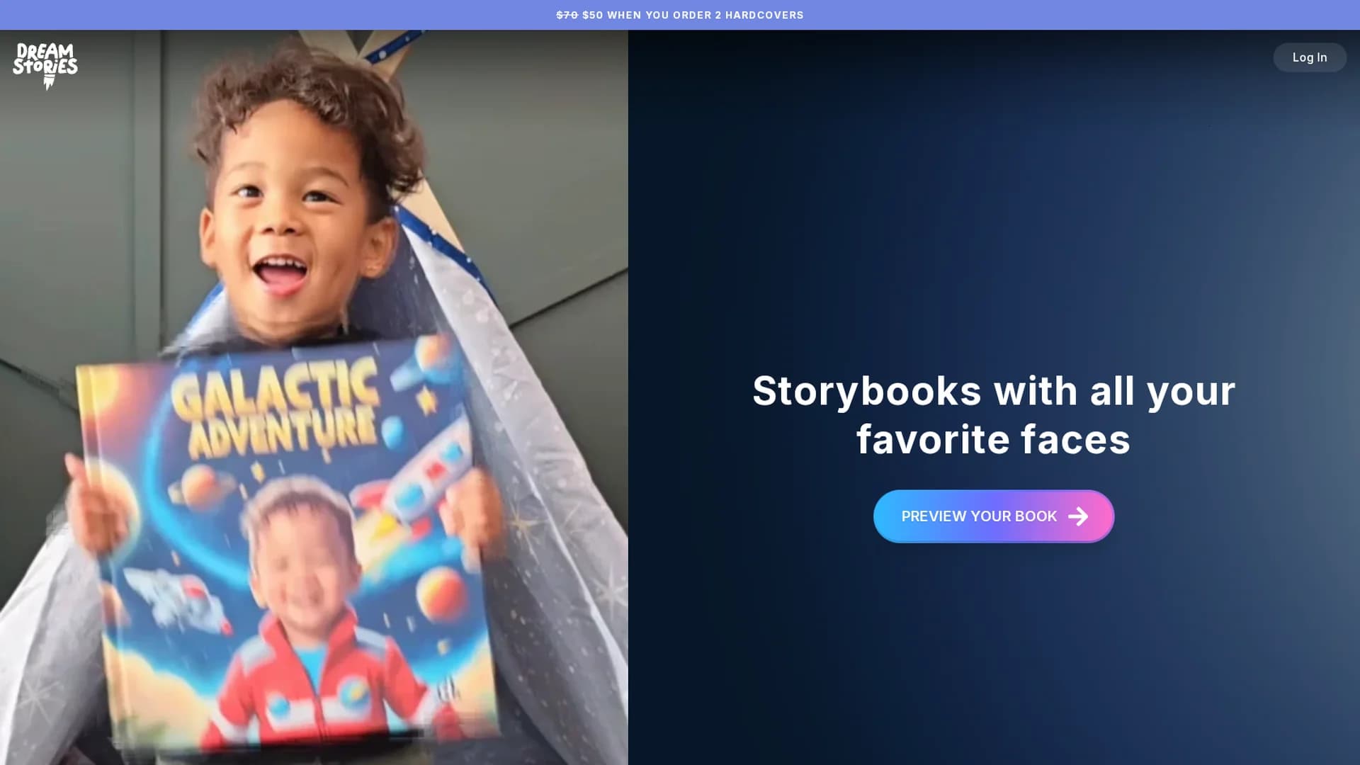 dreamstories homepage