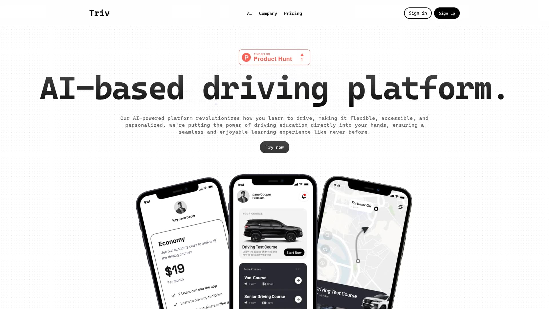 driv-ai homepage