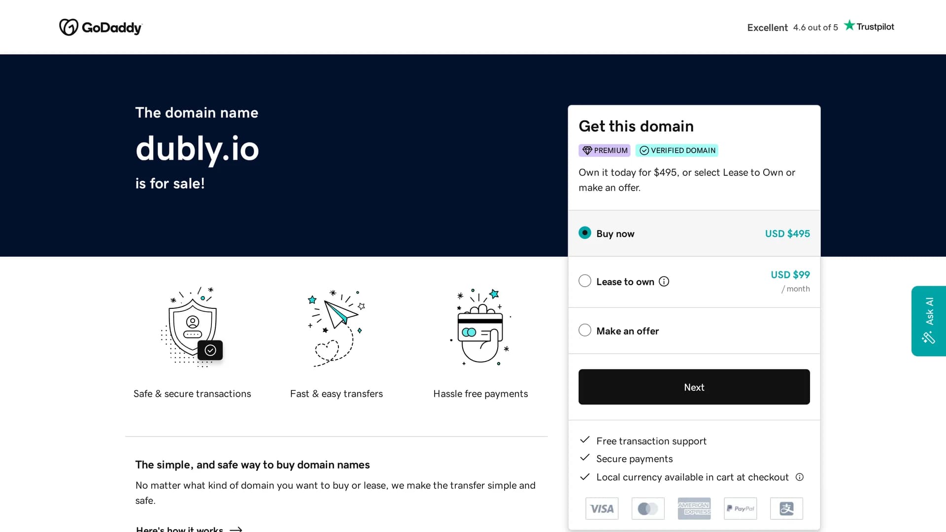 dubly-io homepage