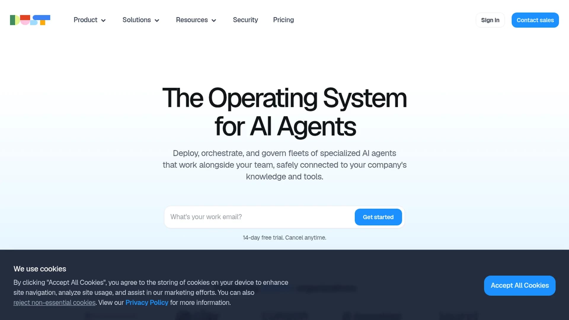 dust homepage