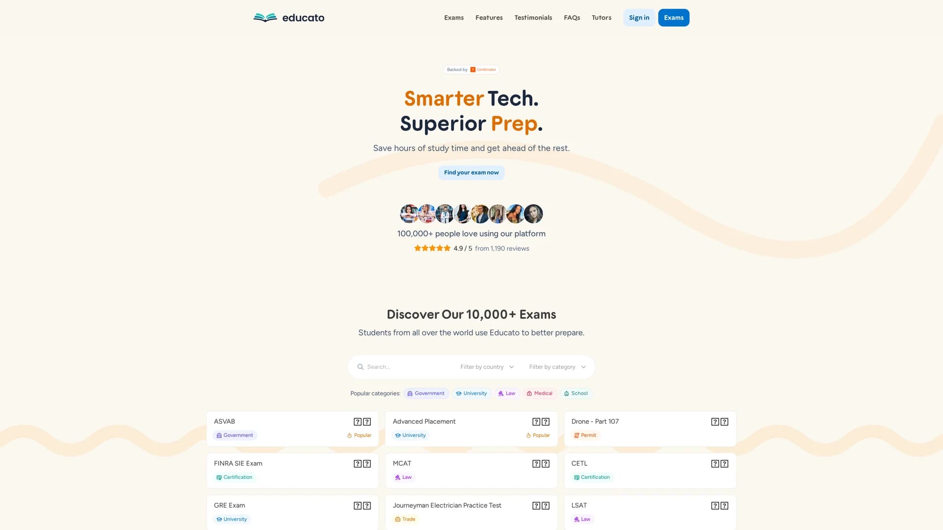 educato homepage