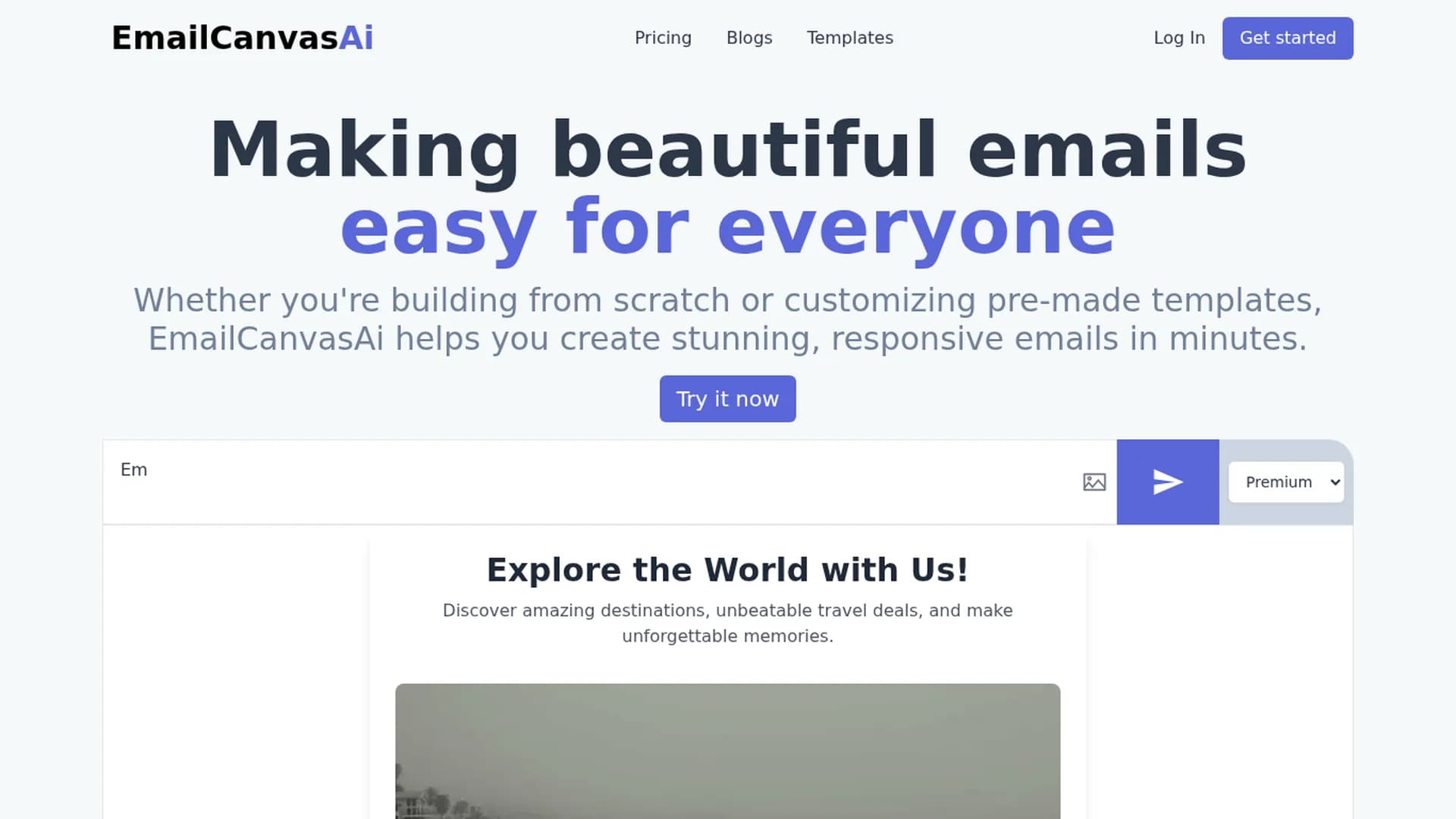 emailcanvasai homepage