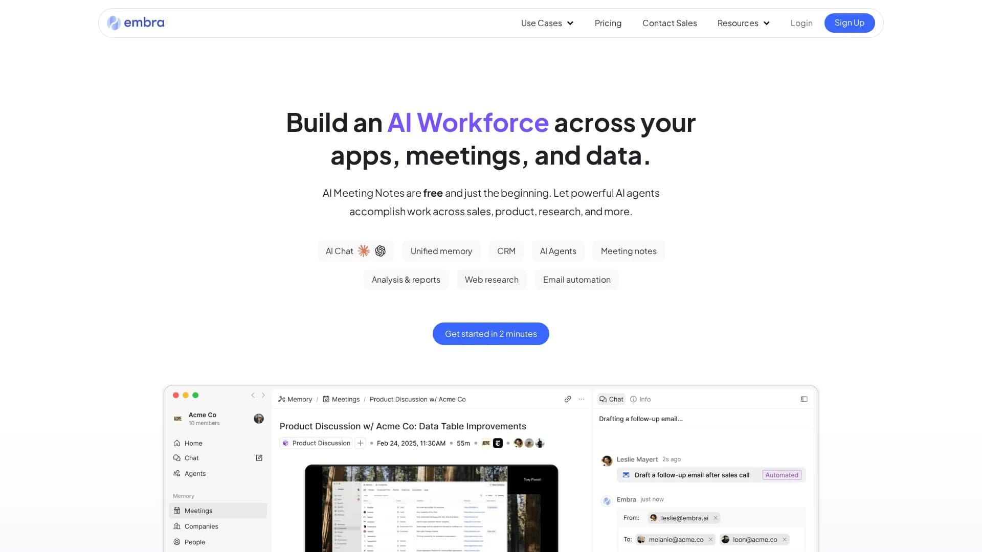 embra homepage