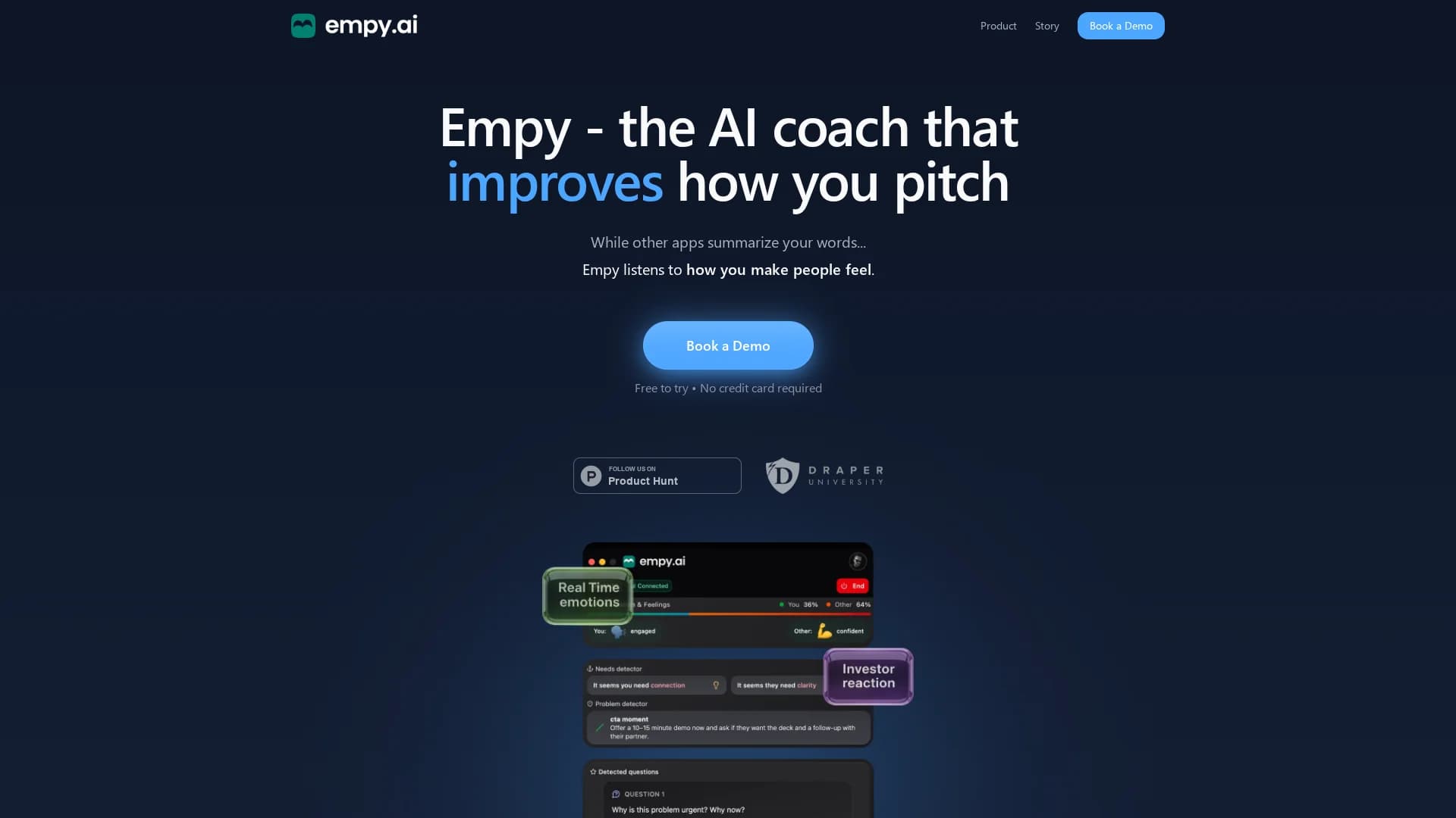 empy homepage