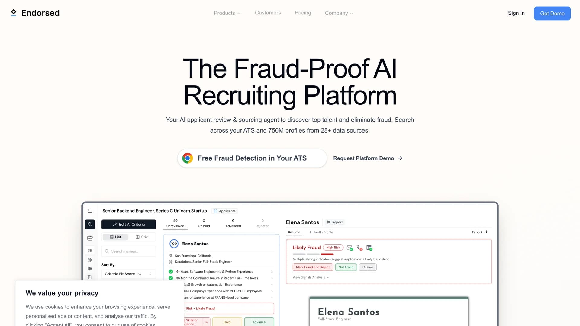 endorsed homepage