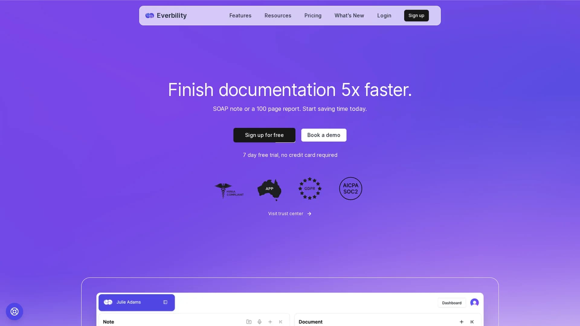 everbility homepage