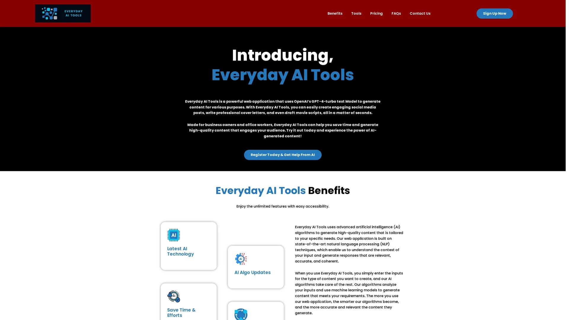 everyday-ai-tools homepage