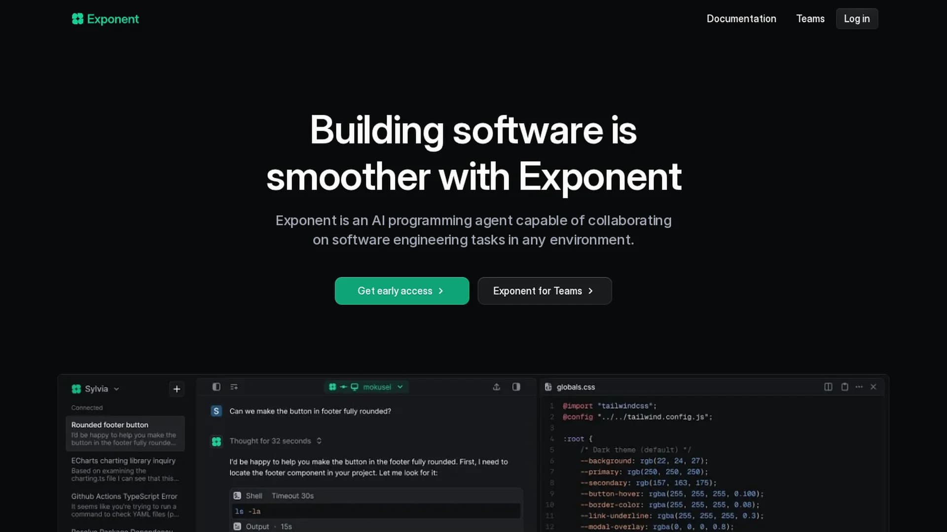 exponent homepage