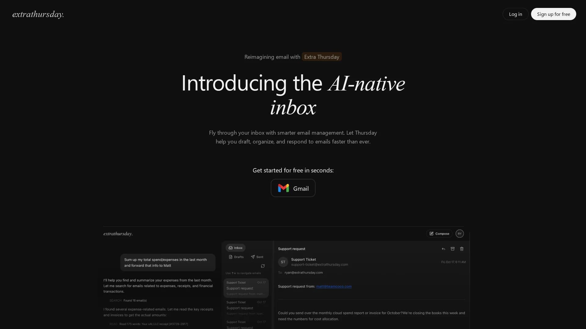 extra-thursday homepage