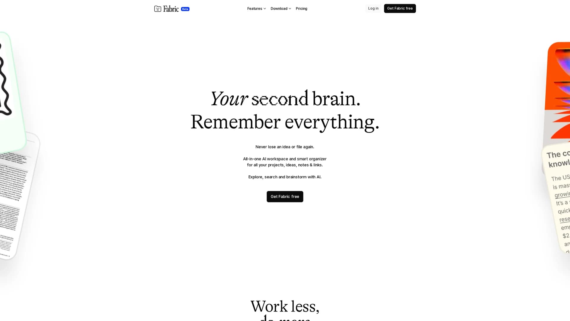 fabric homepage